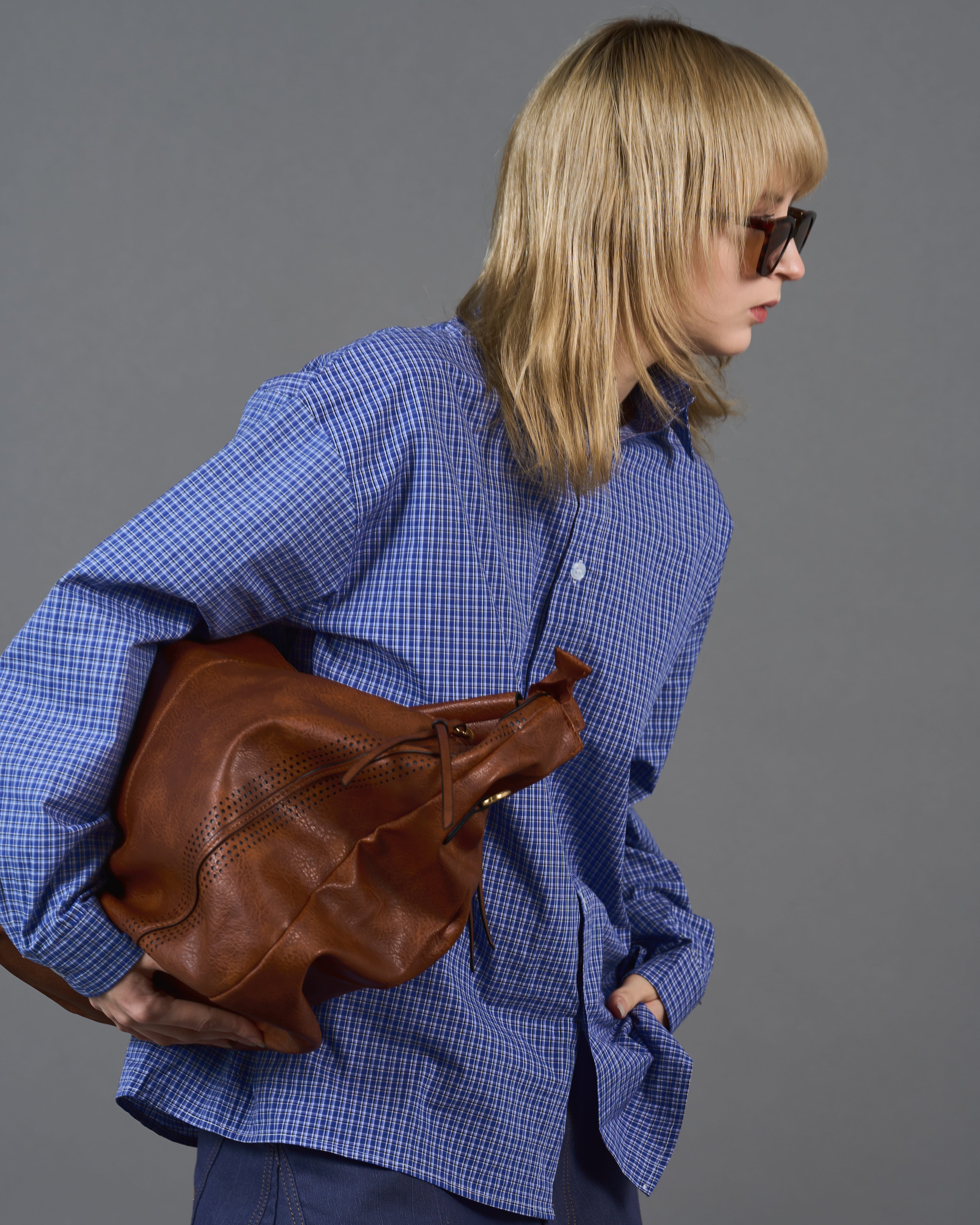 2wayパーフォレーションPUレザーバッグSL0012