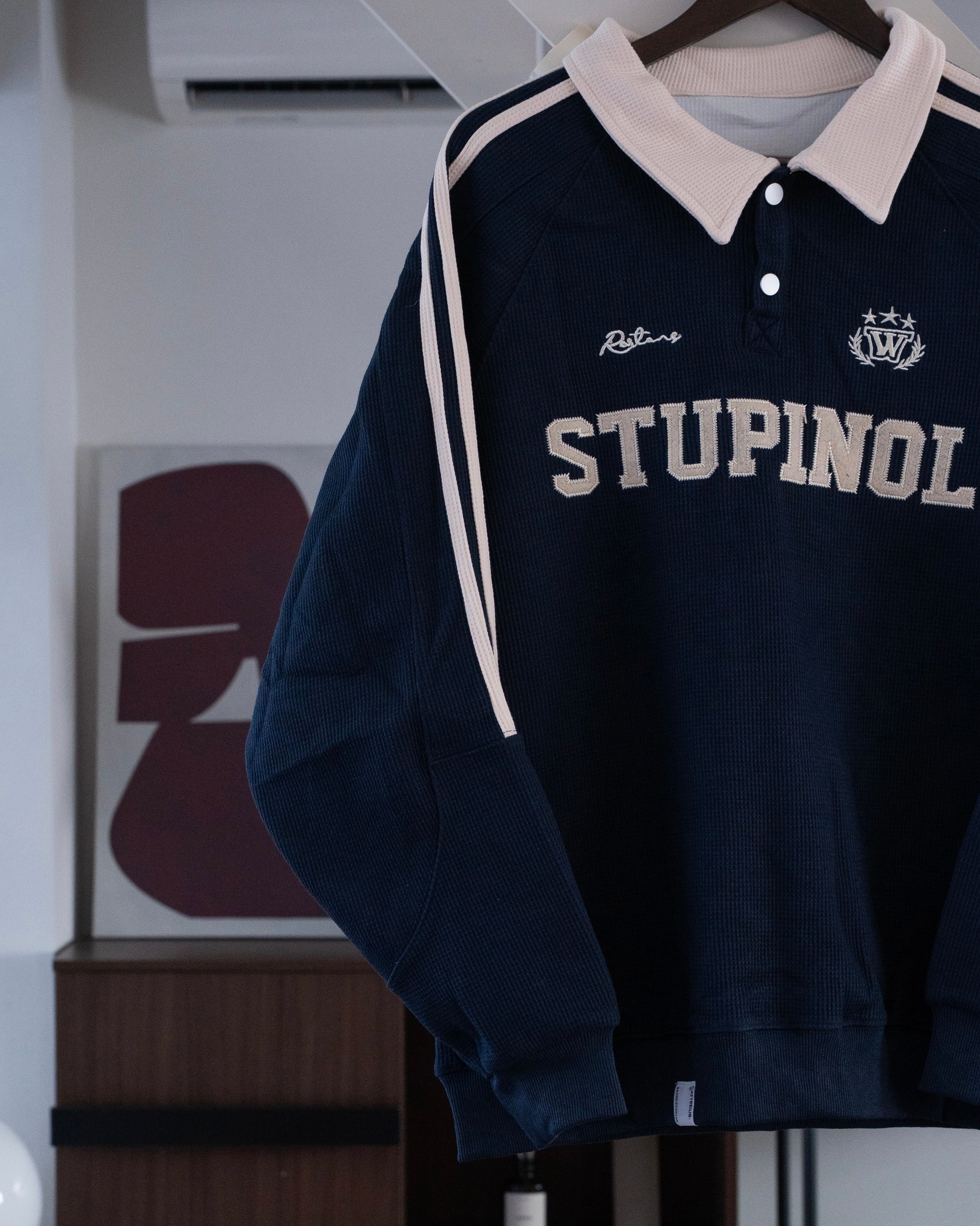 カレッジロゴ ラガースウェットSL0078