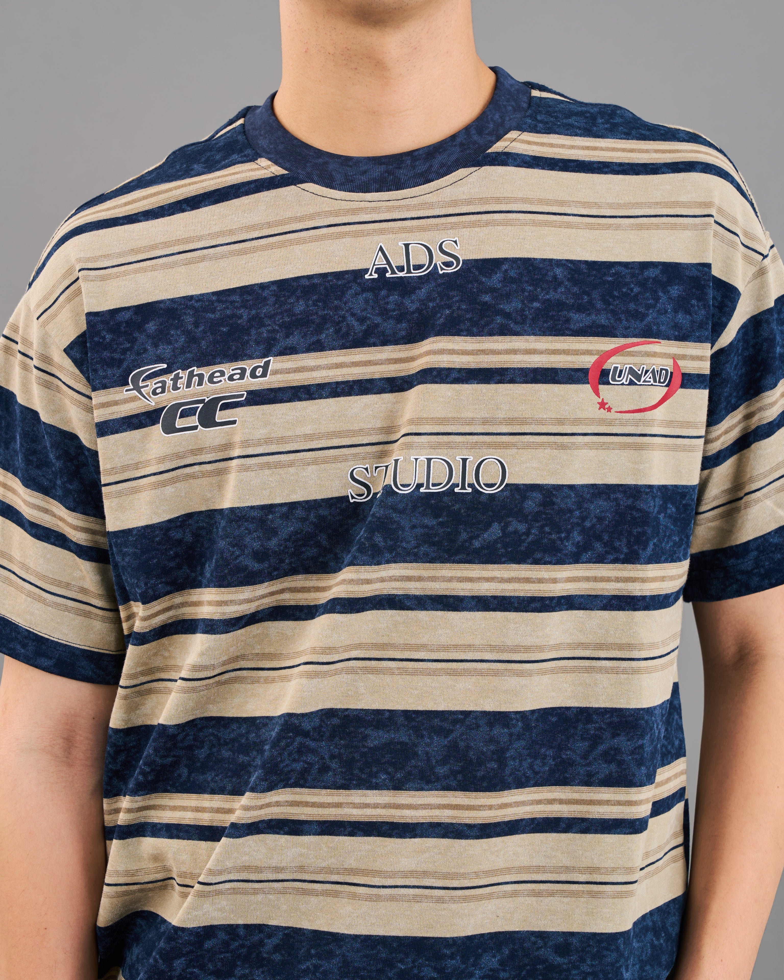 ADSボーダーtシャツSL0024