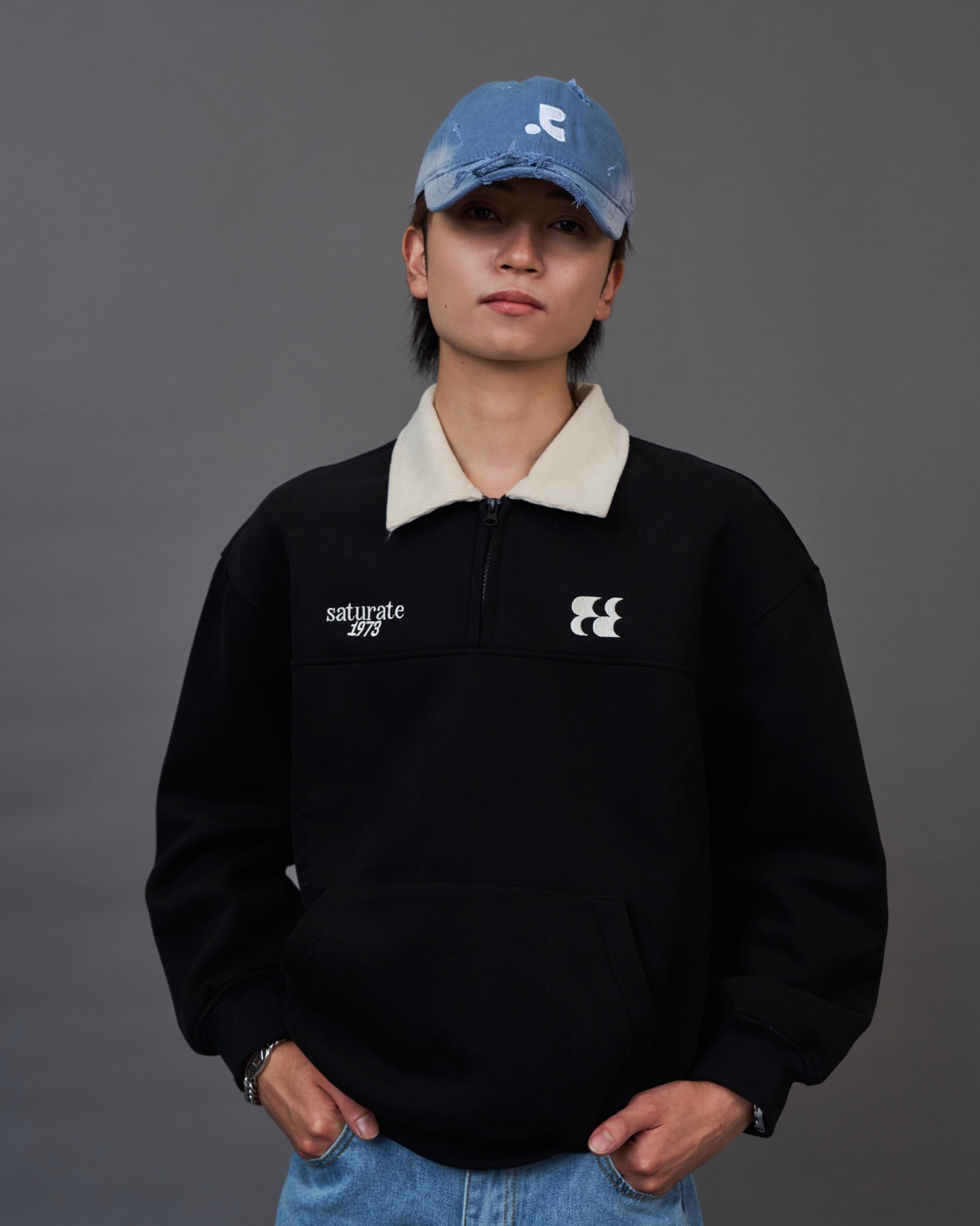 Quarter-Zip Sweatshirt / クォータージップ スウェットシャツ SL0069
