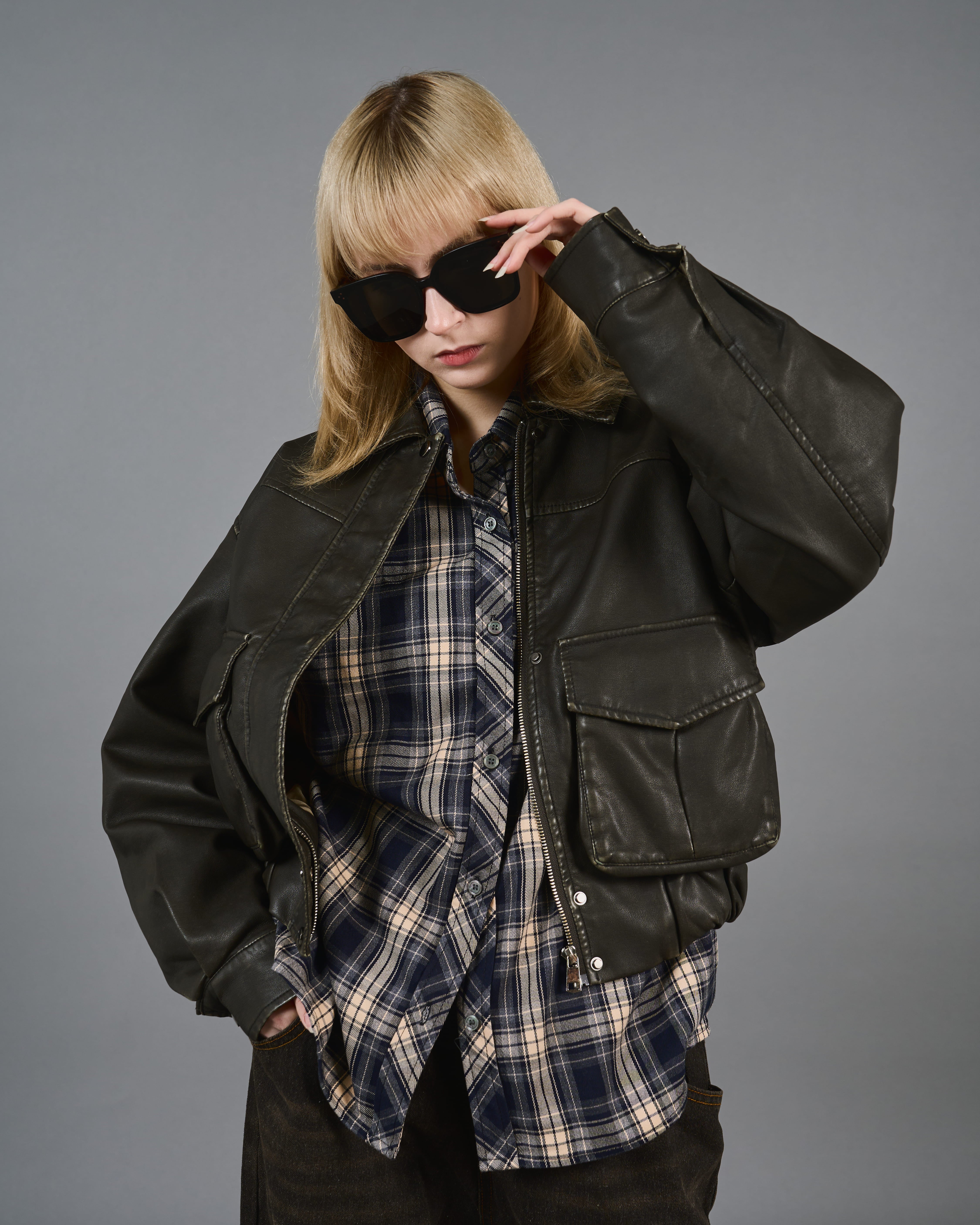 ビックポケットショートブルゾンSL0007