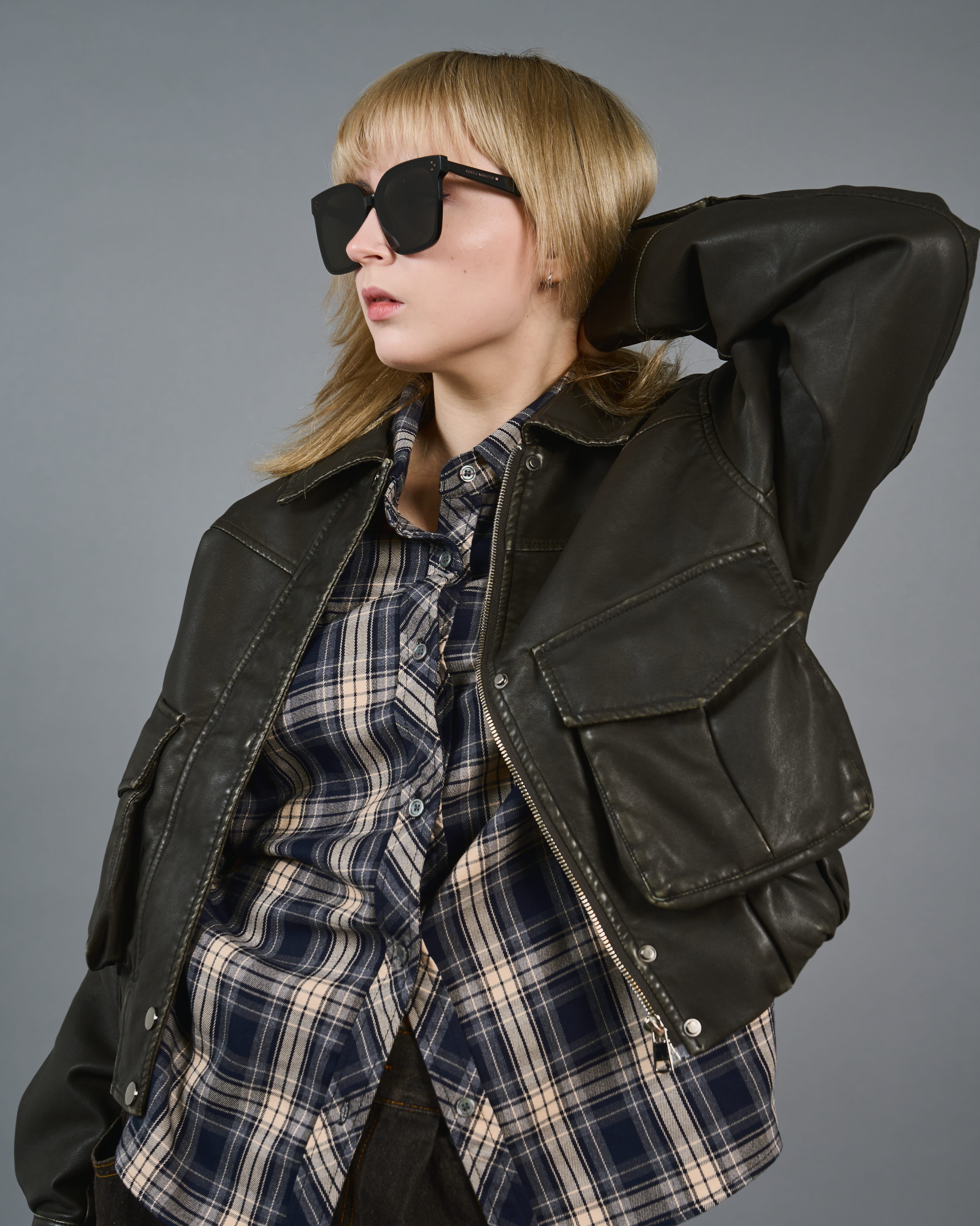 ビックポケットショートブルゾンSL0007