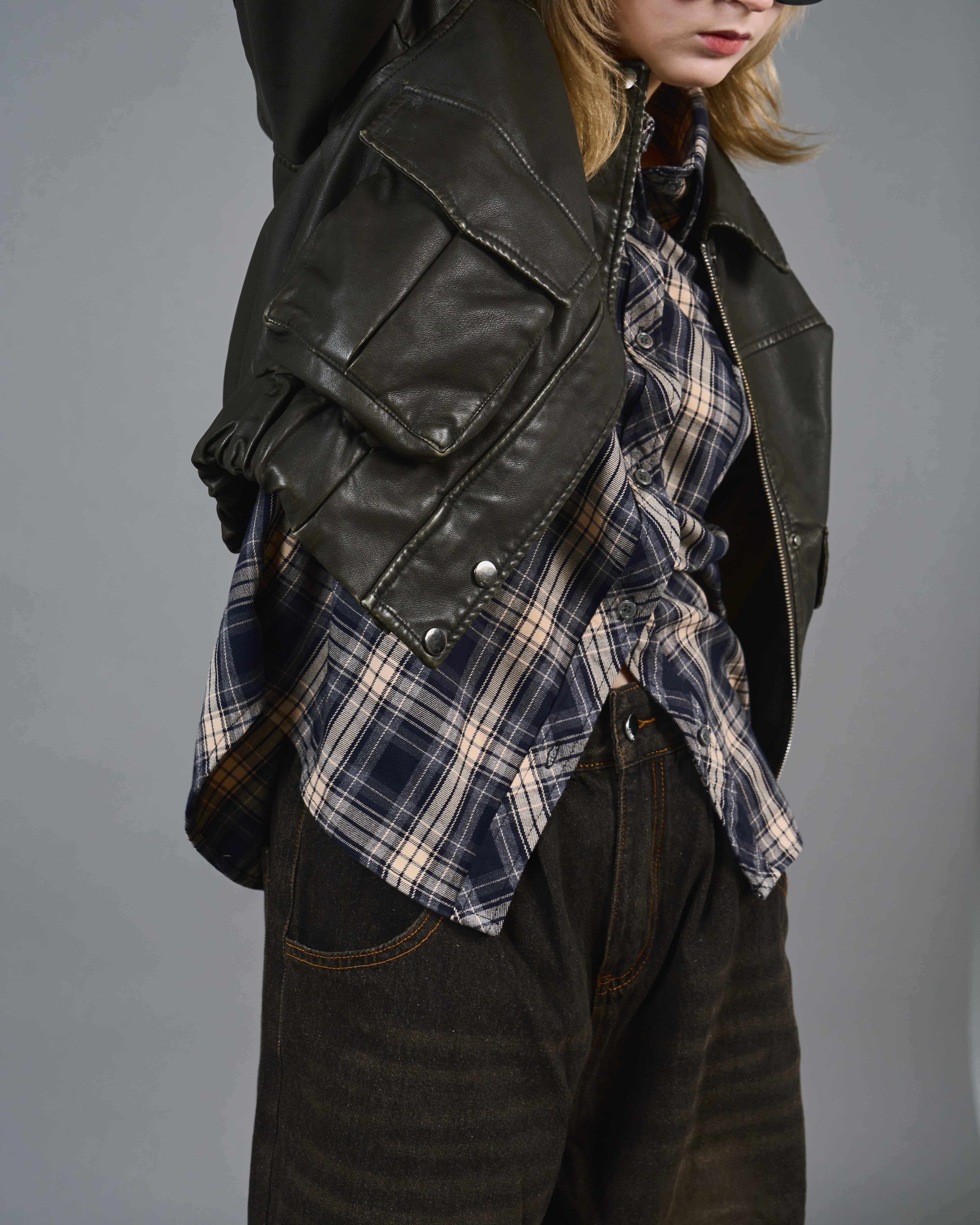 ビックポケットショートブルゾンSL0007