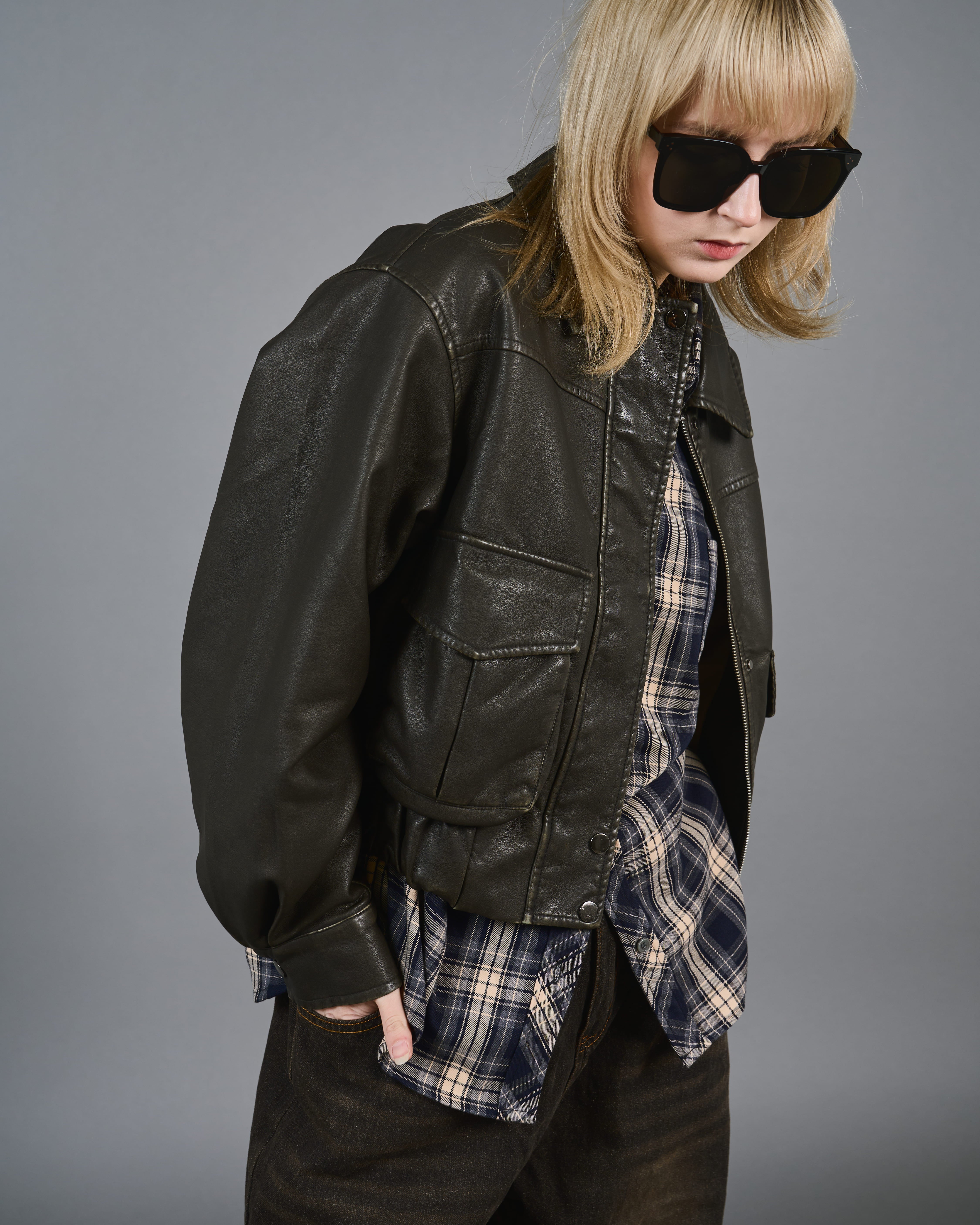 ビックポケットショートブルゾンSL0007