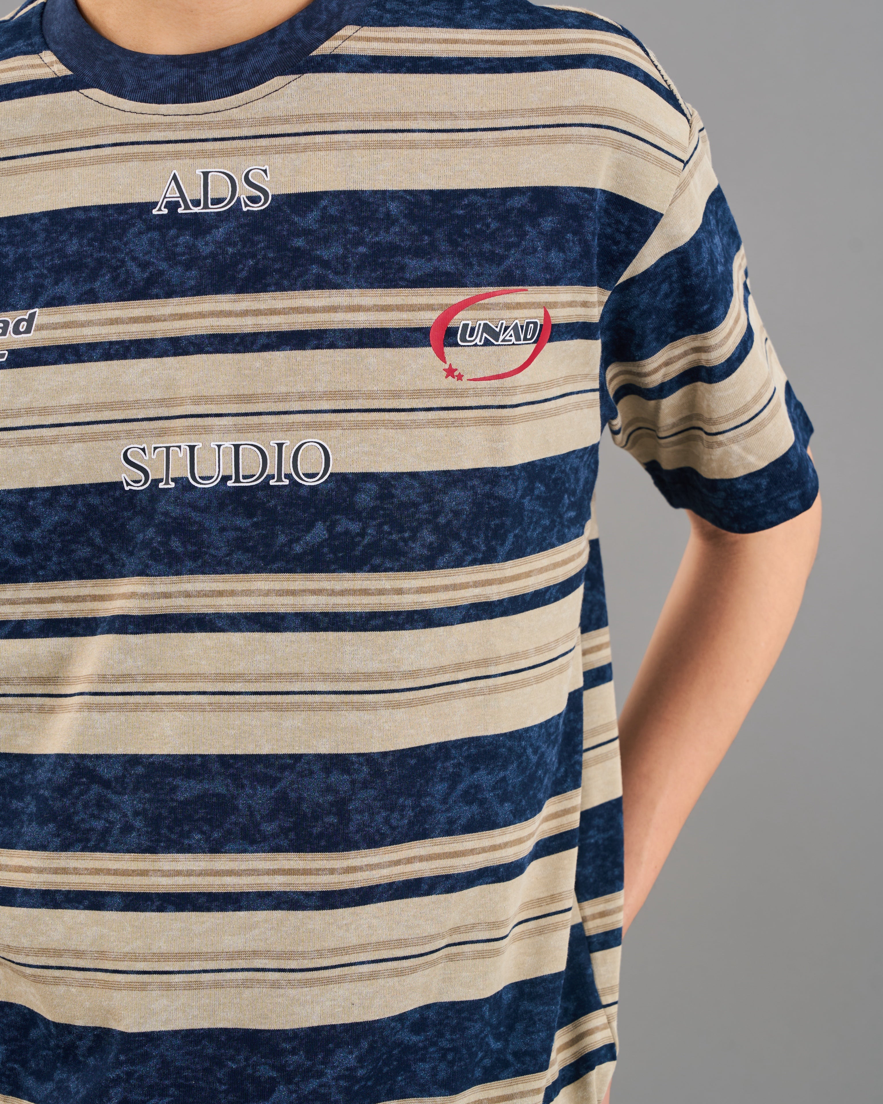 ADSボーダーtシャツSL0024