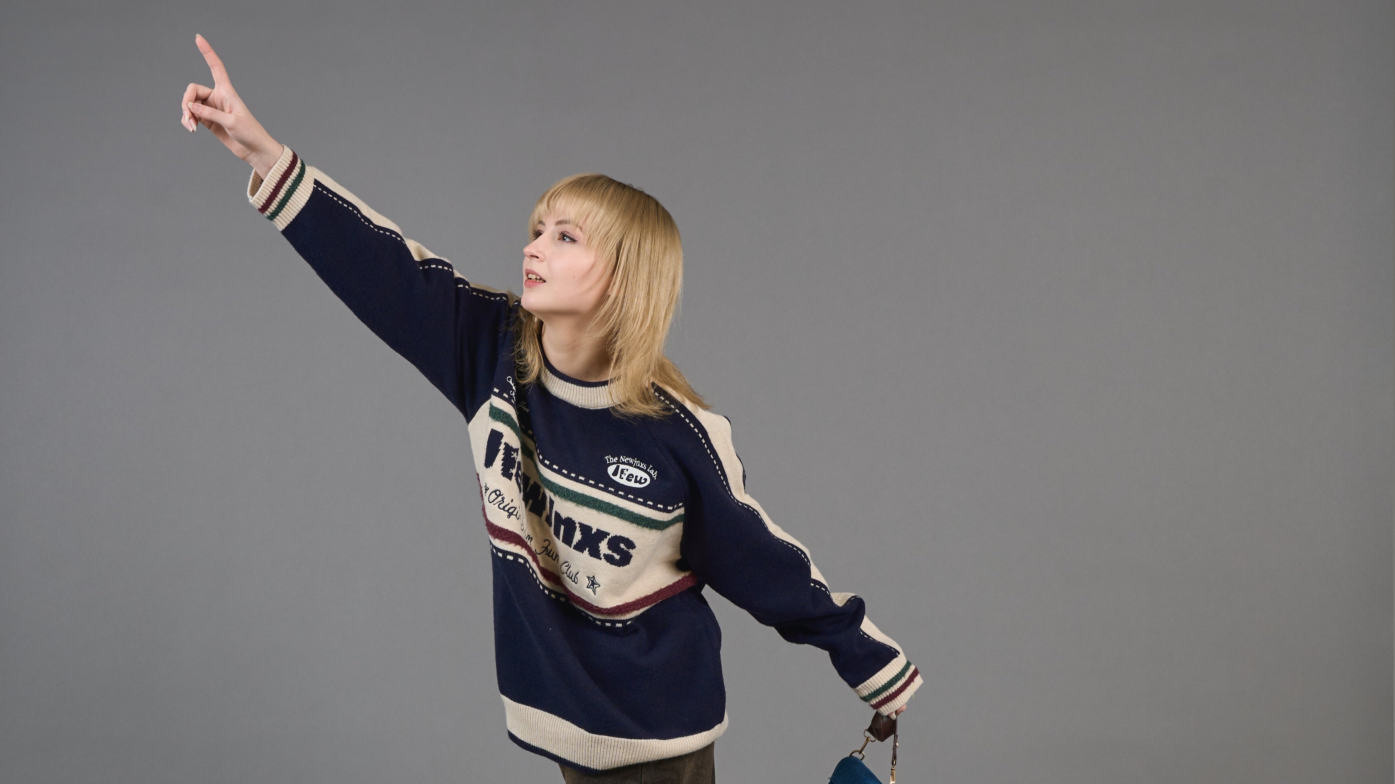 Color block ringer knit