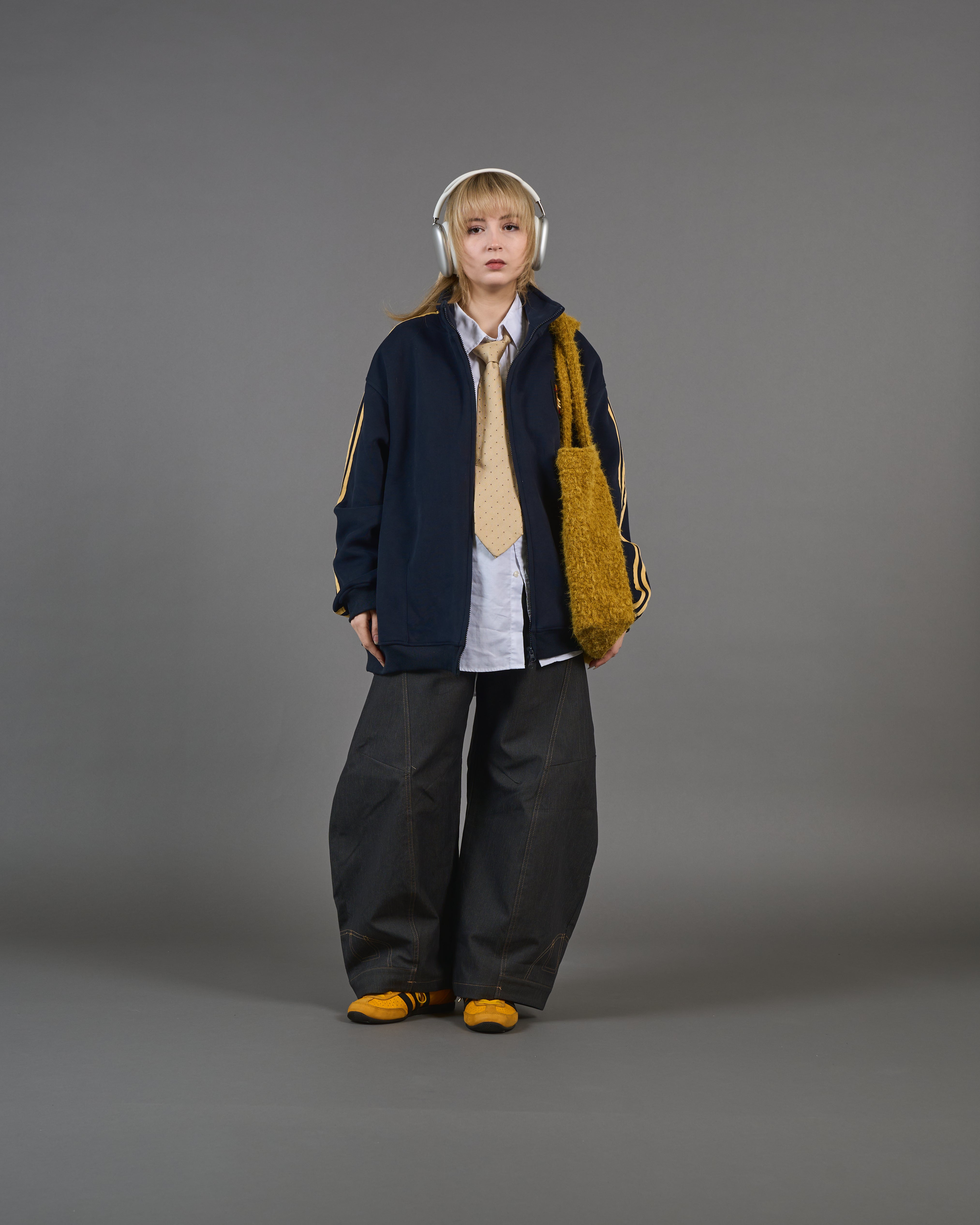 【即納】カレッジトラックジャケットSL0002