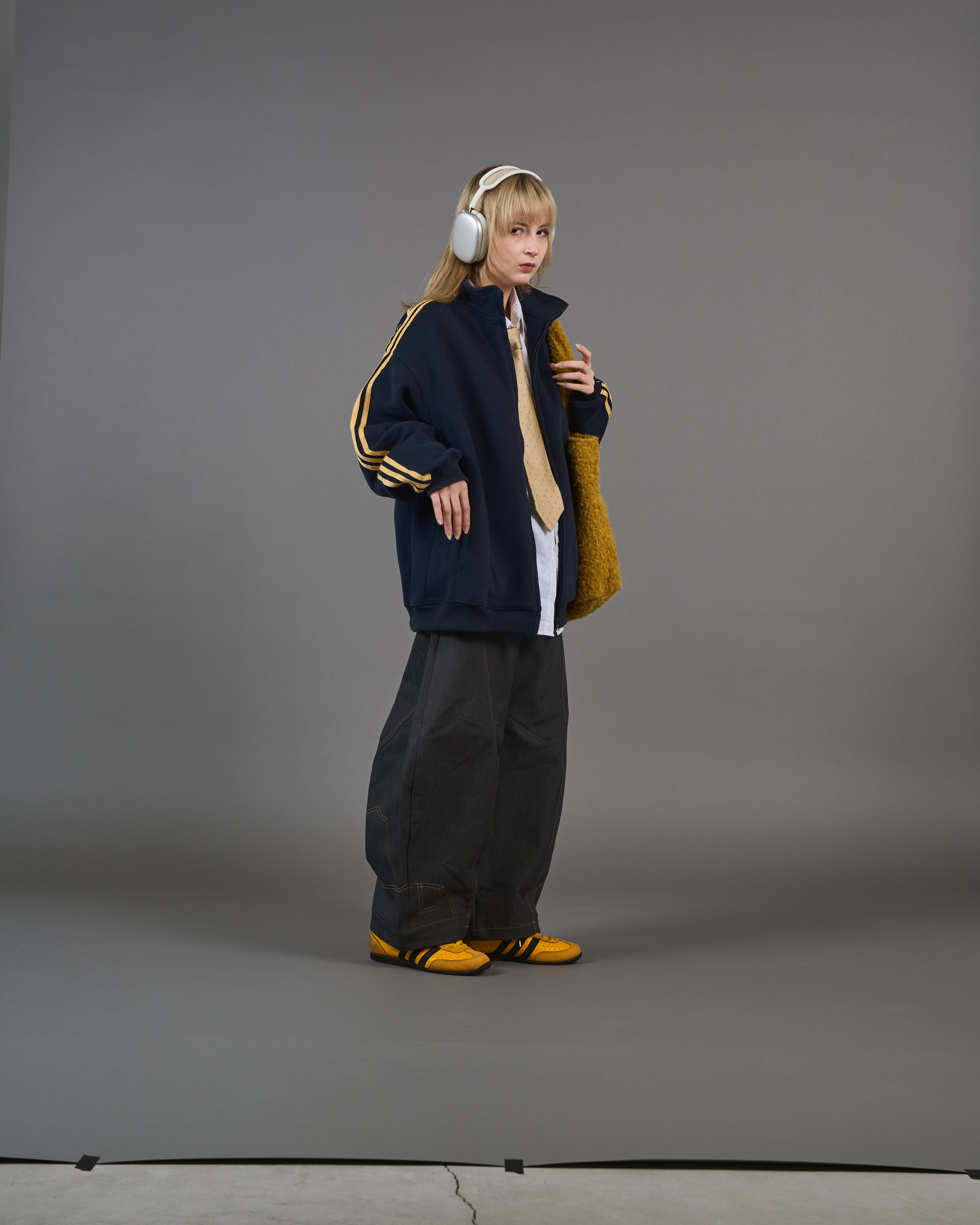 【即納】カレッジトラックジャケットSL0002