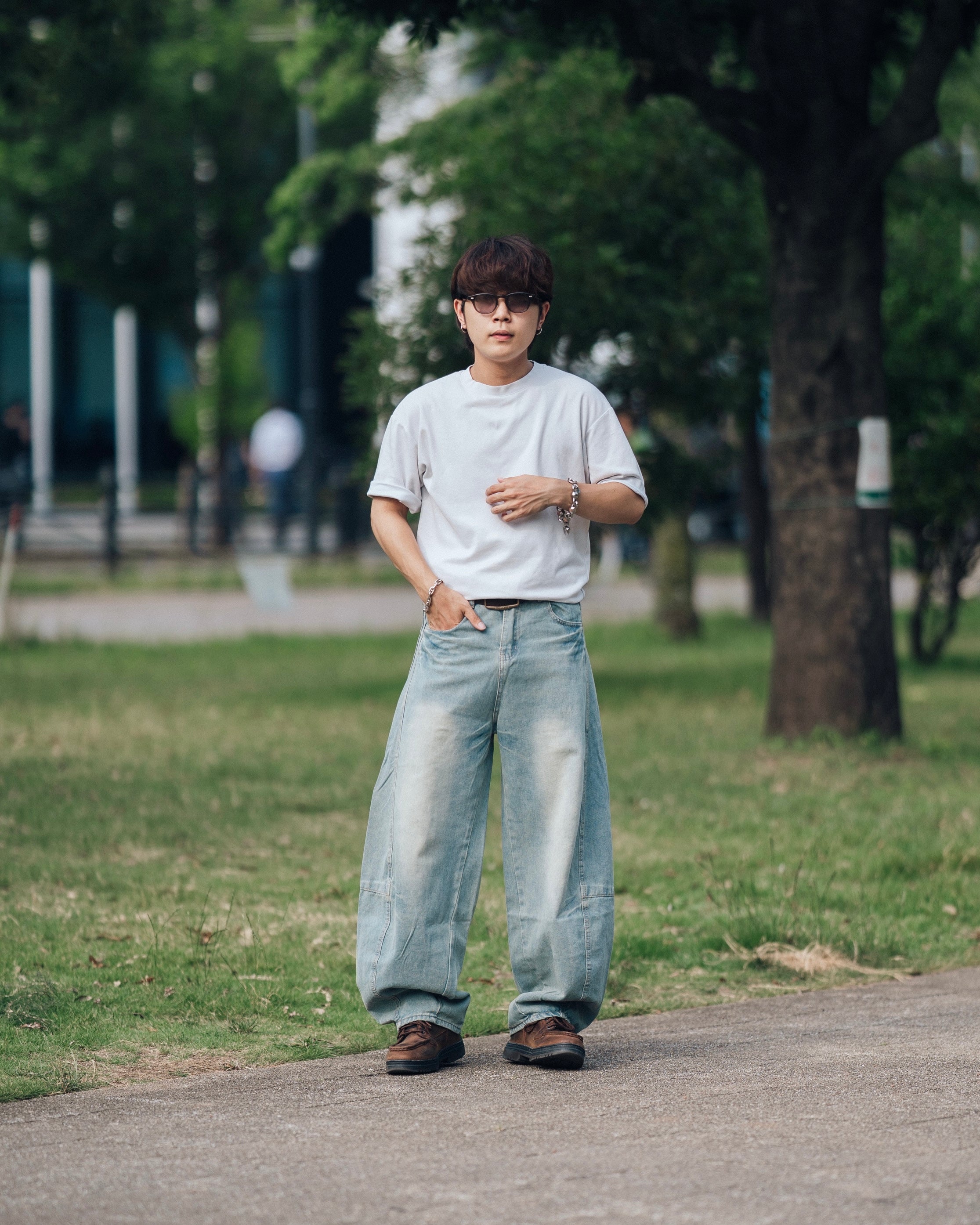 ルーズボムシェルジーンズSL1039