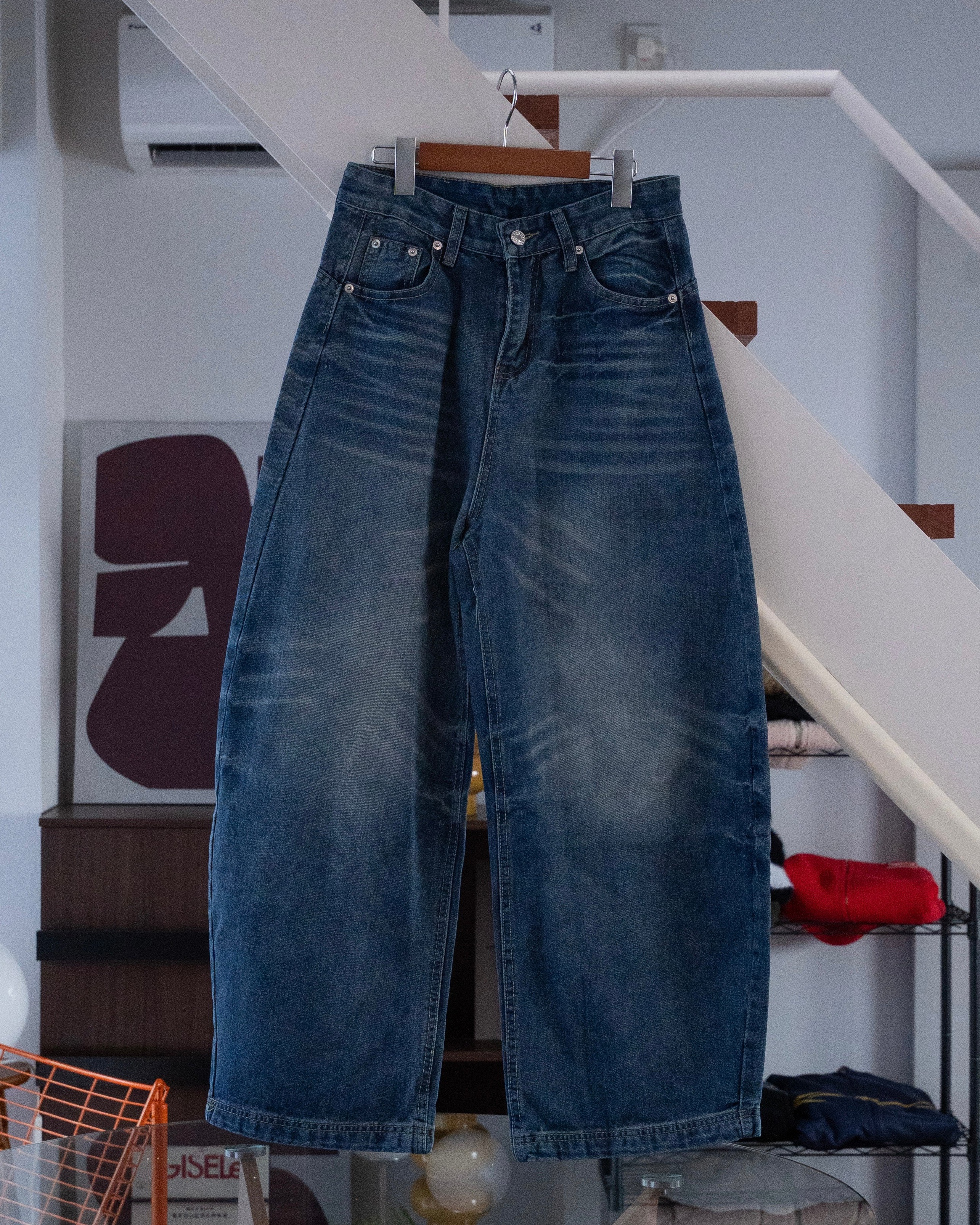 ヴィンテージウォッシュ バルーンデニムSL0075