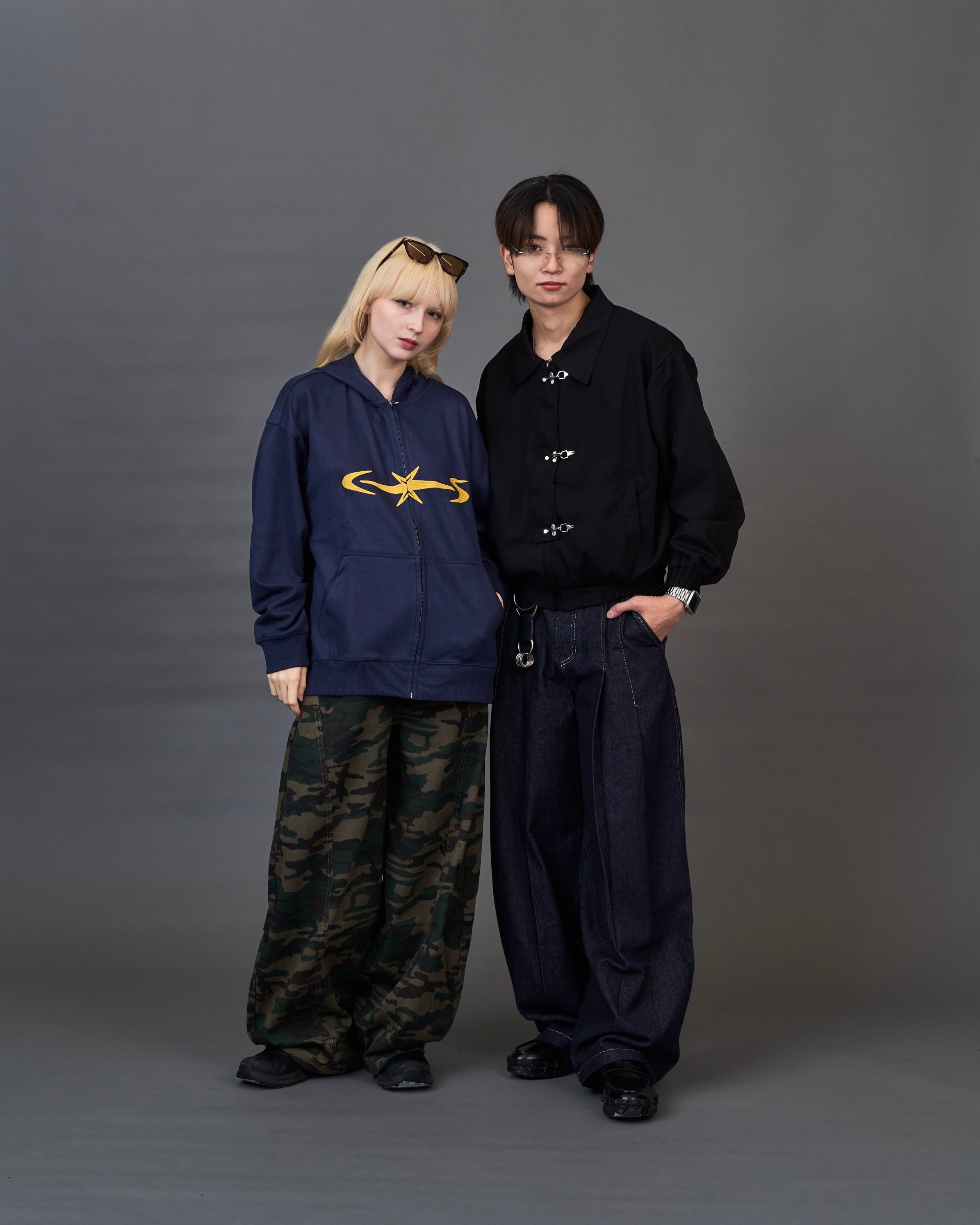 メタルフック クロップドブルゾン / Metal Hook Cropped Blouson SL0060