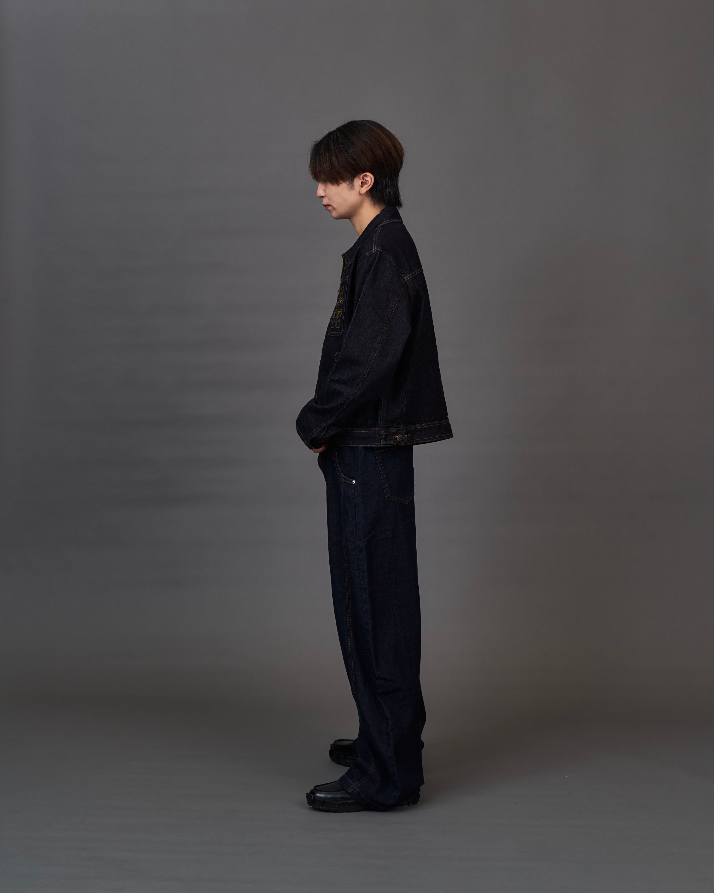 【セットアップ対応】Embroidery Denim Jacket/エンブロイダリーデニムジャケット SL0050