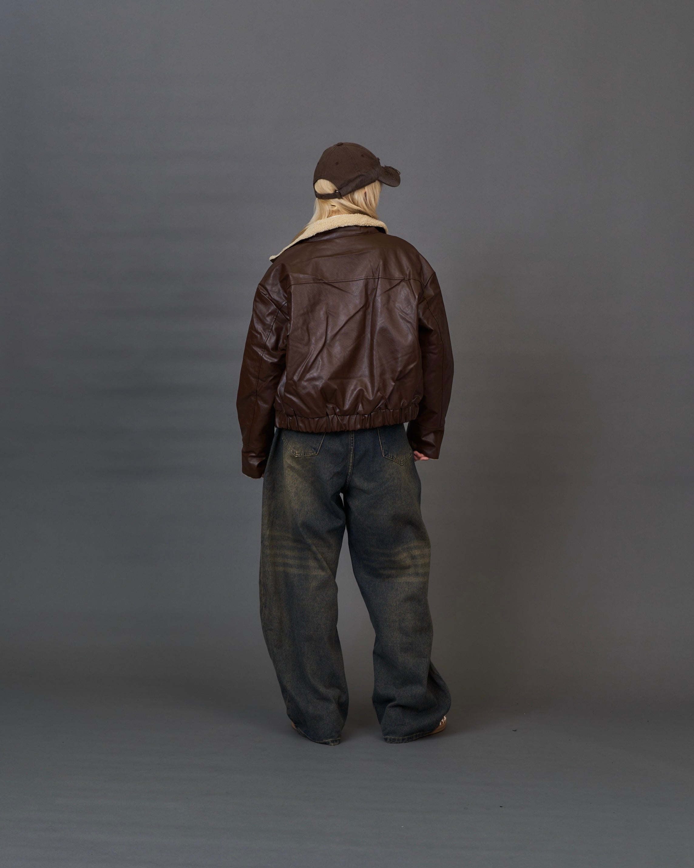 Shearling Collar Leather Jacket / シェアリングカラー レザージャケット SL0066