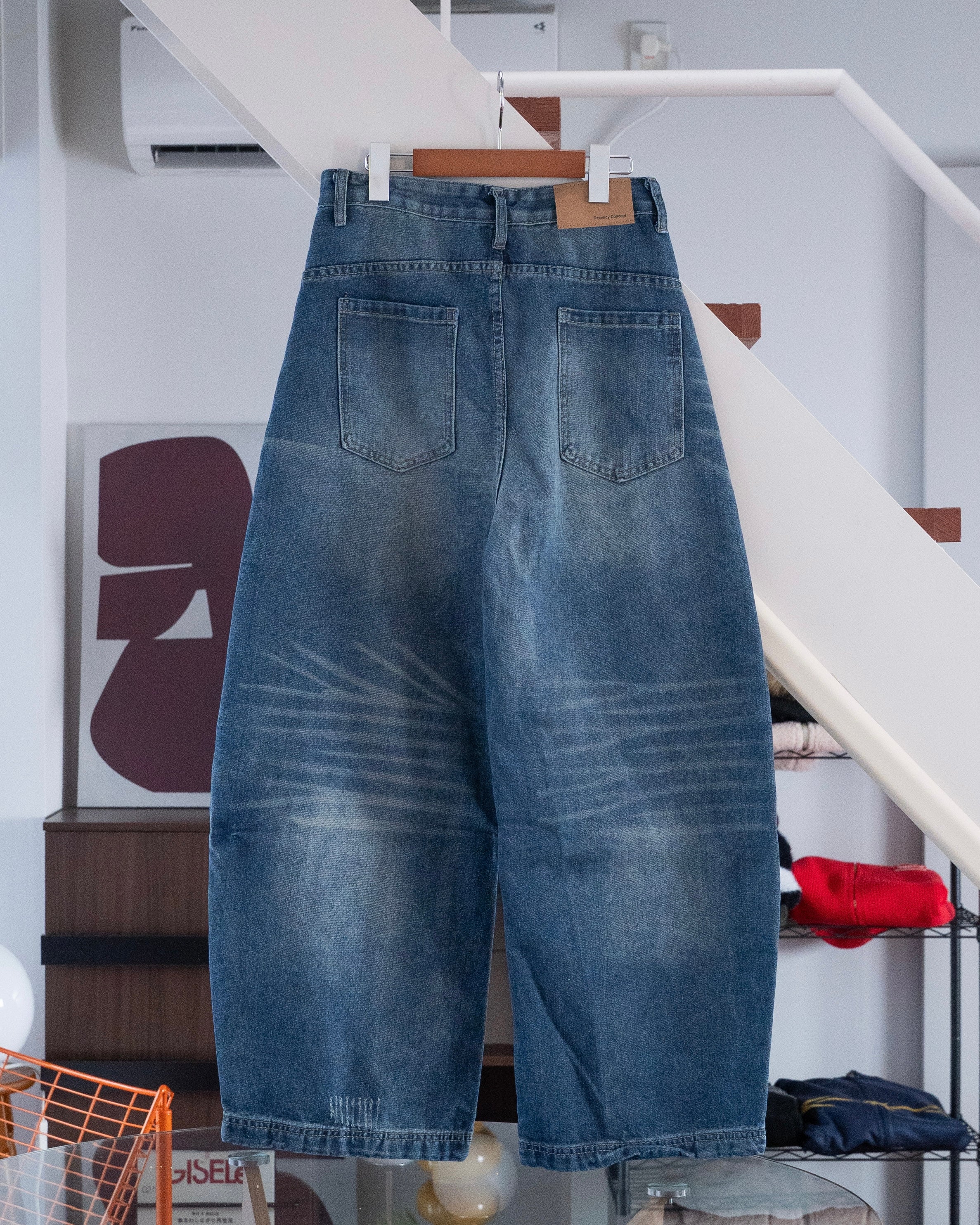 ヴィンテージウォッシュ バルーンデニムSL0075