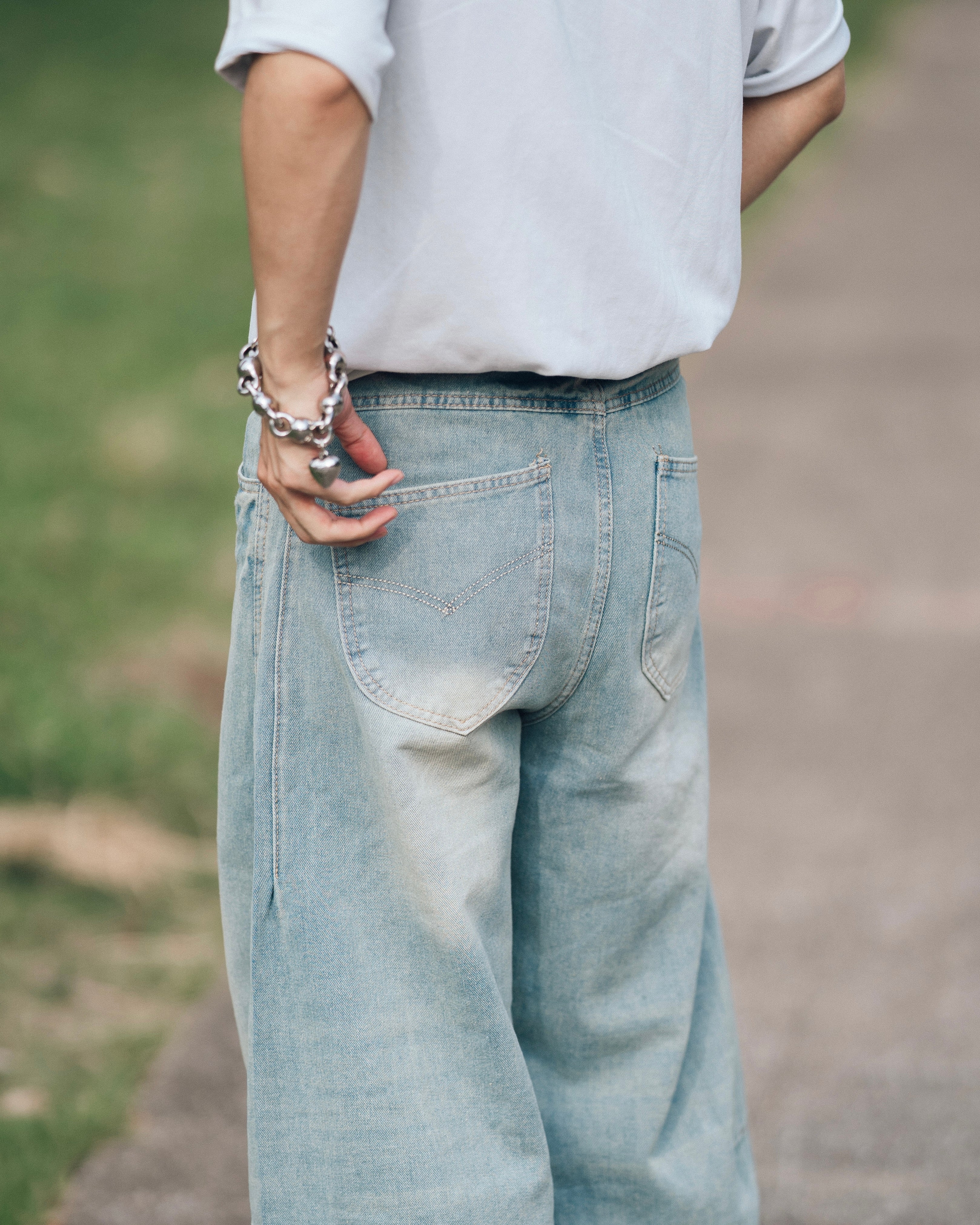 ルーズボムシェルジーンズSL1039