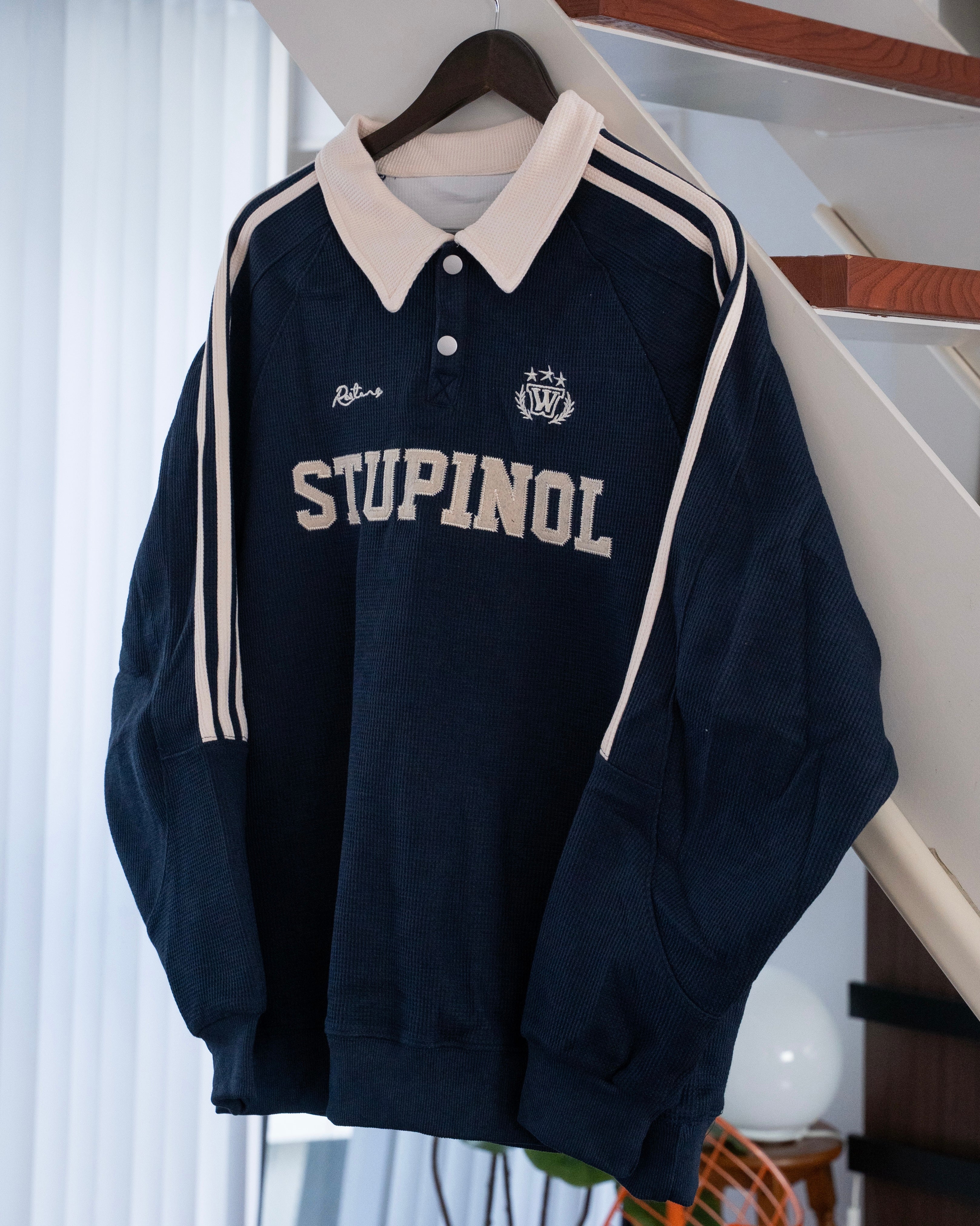 カレッジロゴ ラガースウェットSL0078