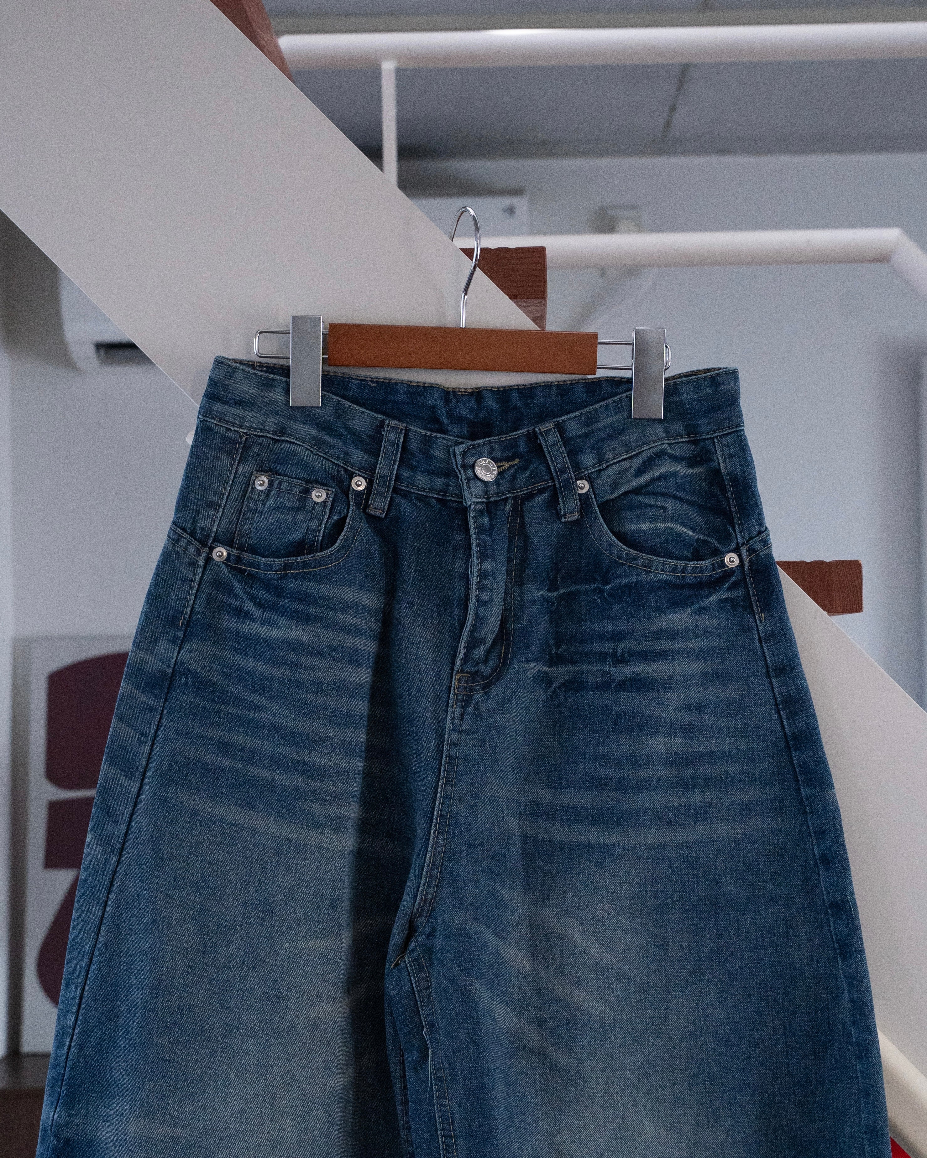 ヴィンテージウォッシュ バルーンデニムSL0075