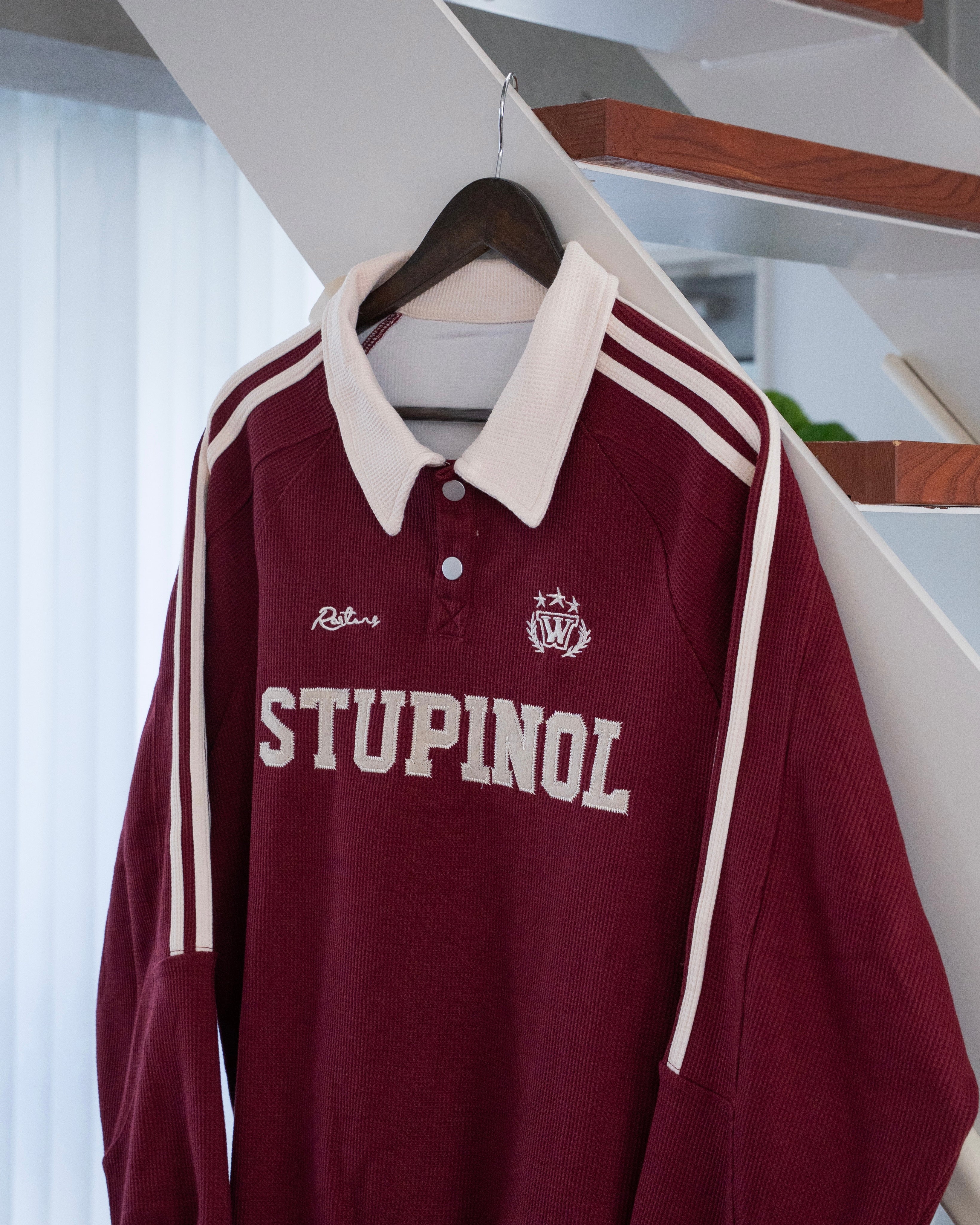 カレッジロゴ ラガースウェットSL0078