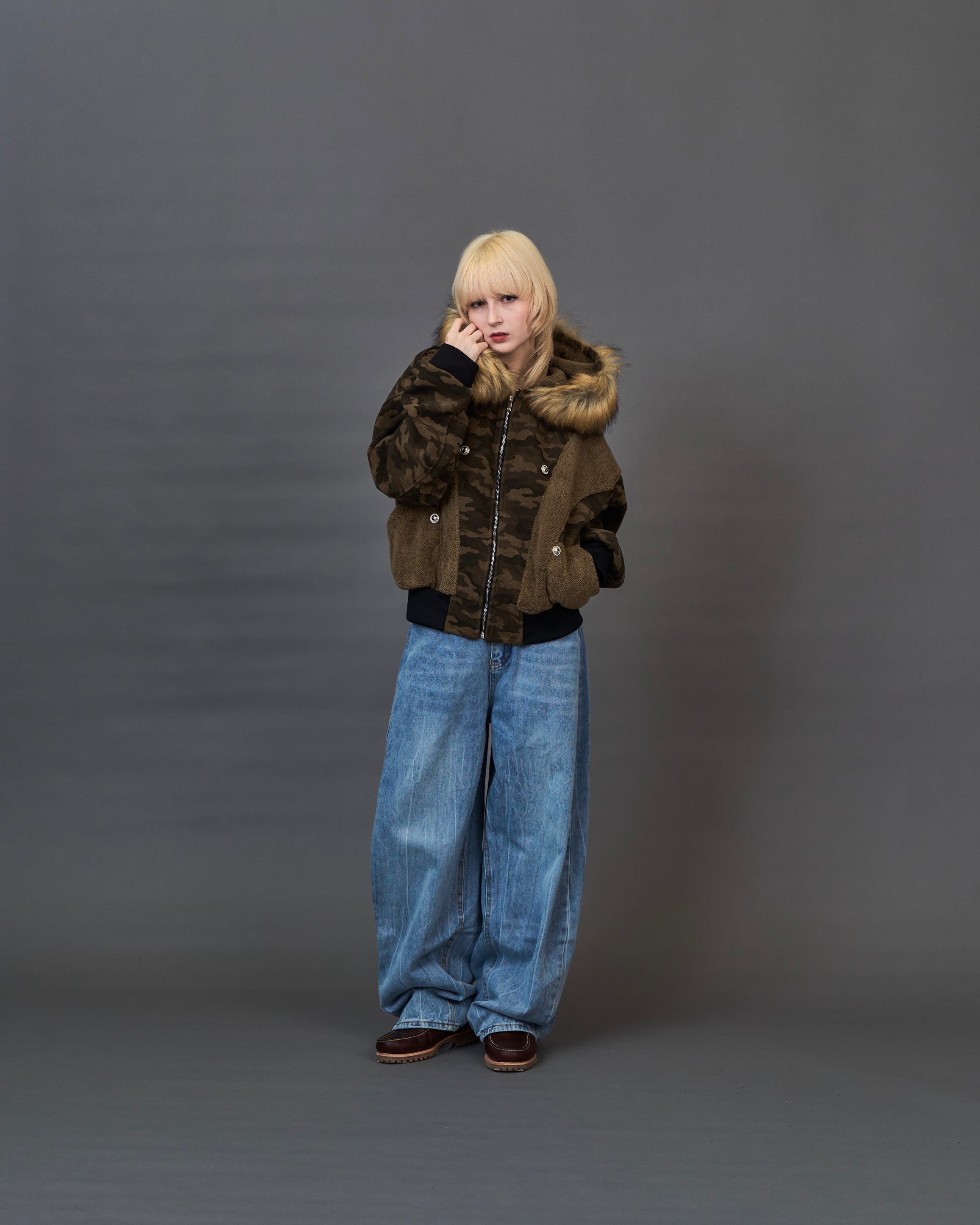 ラインストーンビンテージデニム/Rhinestone Vintage Denim SL0047