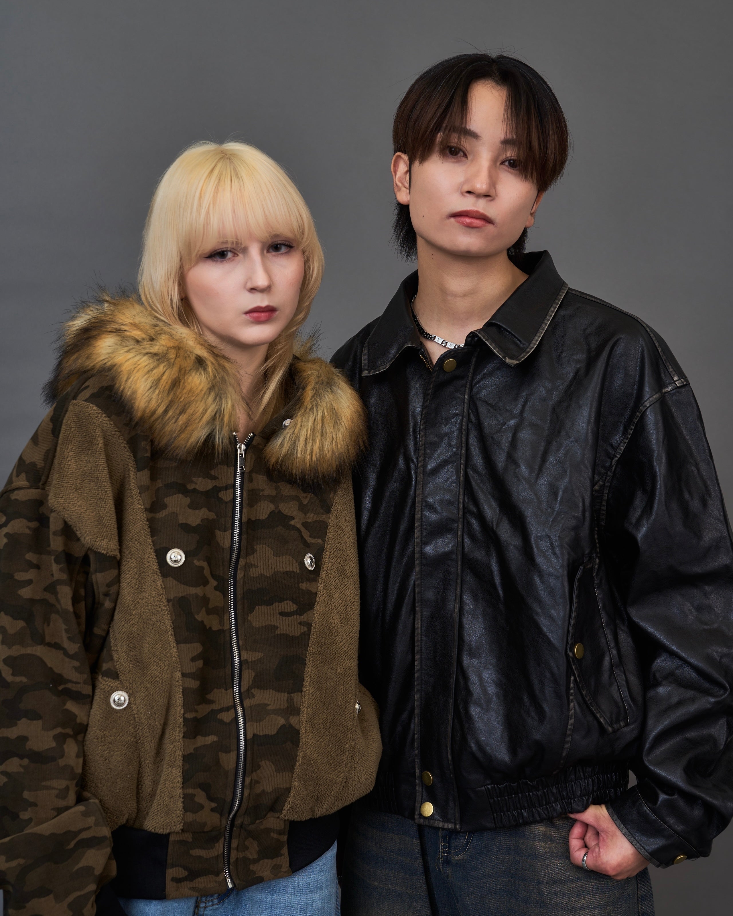 Blackout Leather Jacket / ブラックアウトレザージャケットSL0045