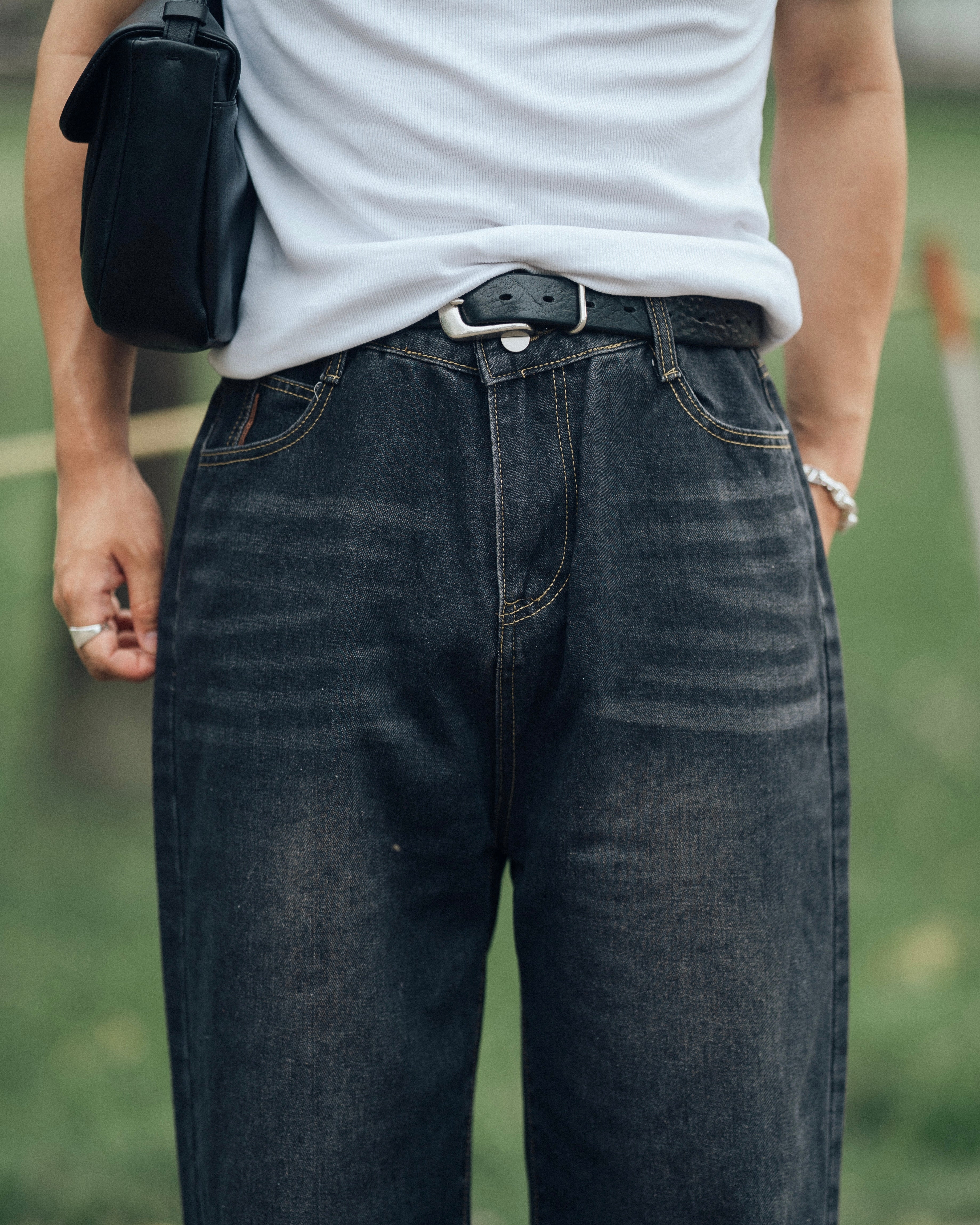 ストレートセミワイドデニムSL0038