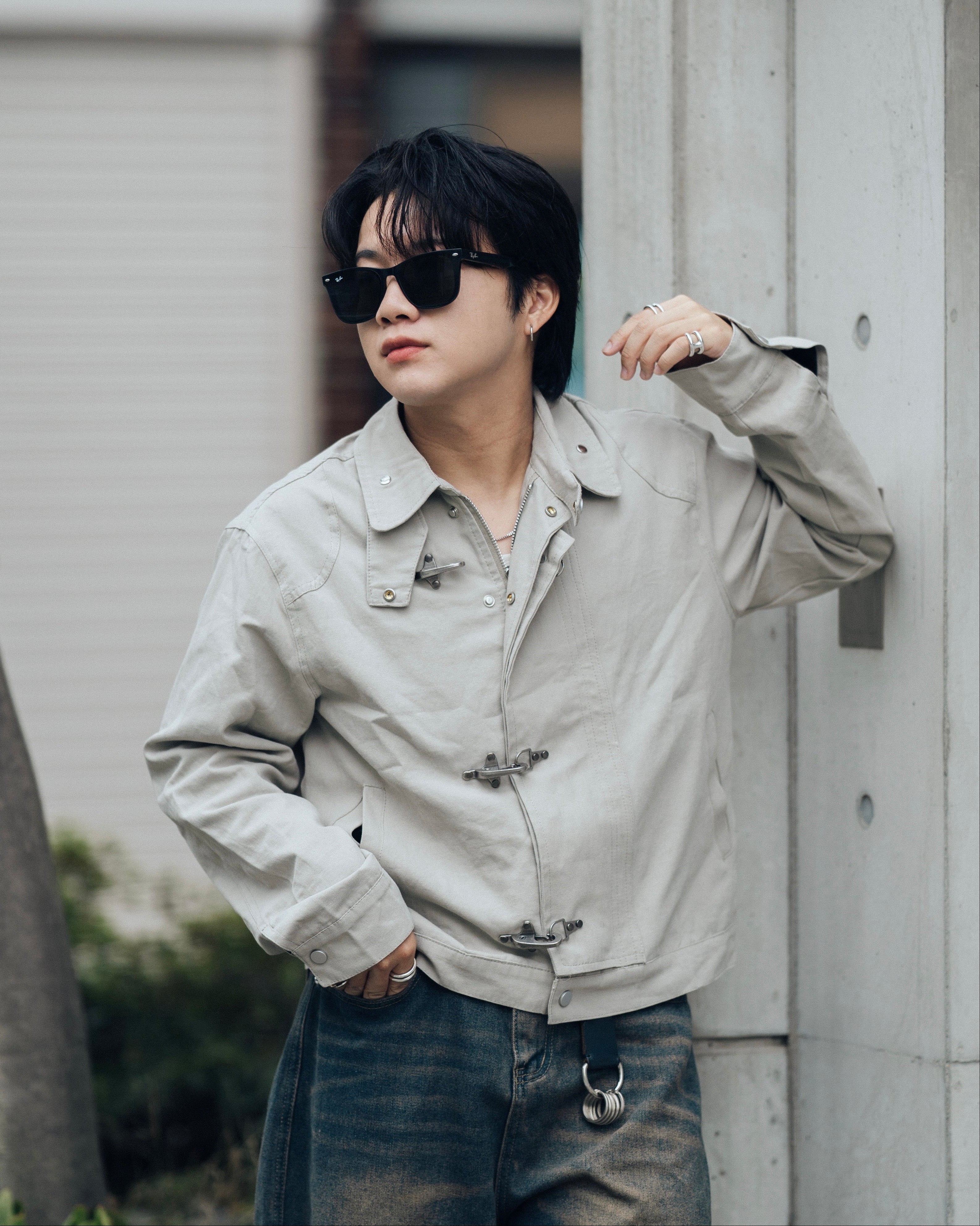 ファイヤーマンフックミリタリーブルゾン/Fireman Hook Military Blouson SL0073