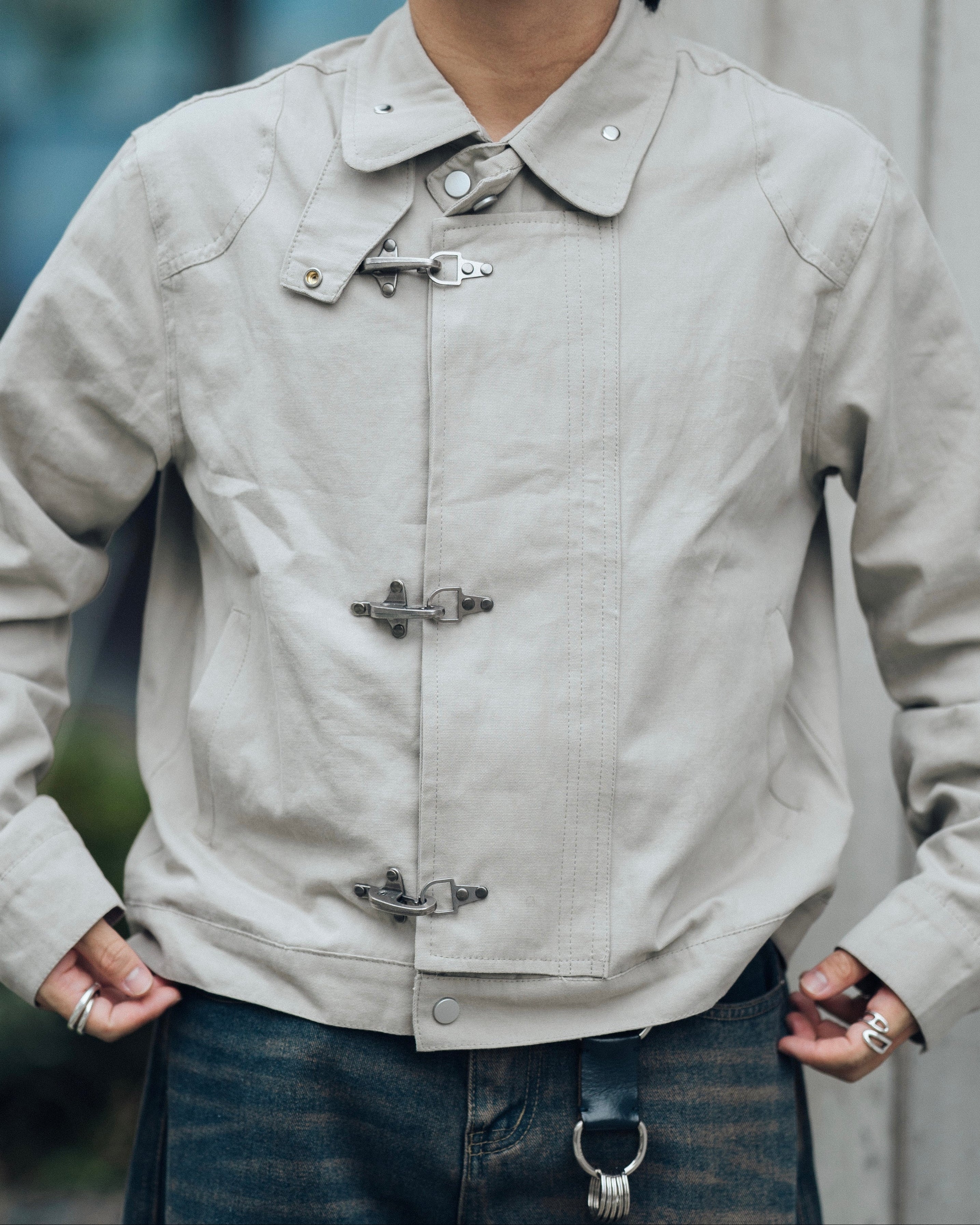 ファイヤーマンフックミリタリーブルゾン/Fireman Hook Military Blouson SL0073