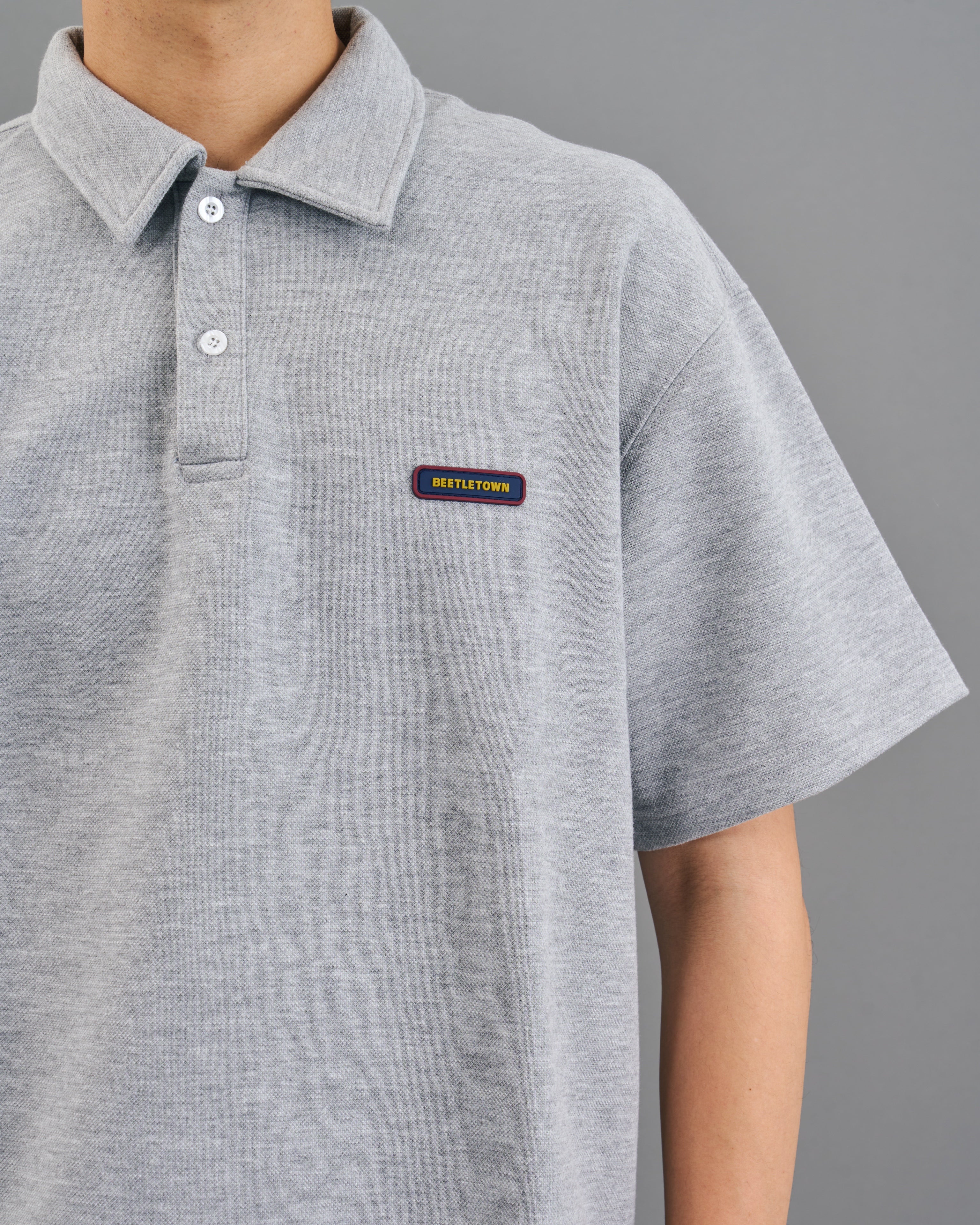 鹿子オーバーポロシャツSL0033