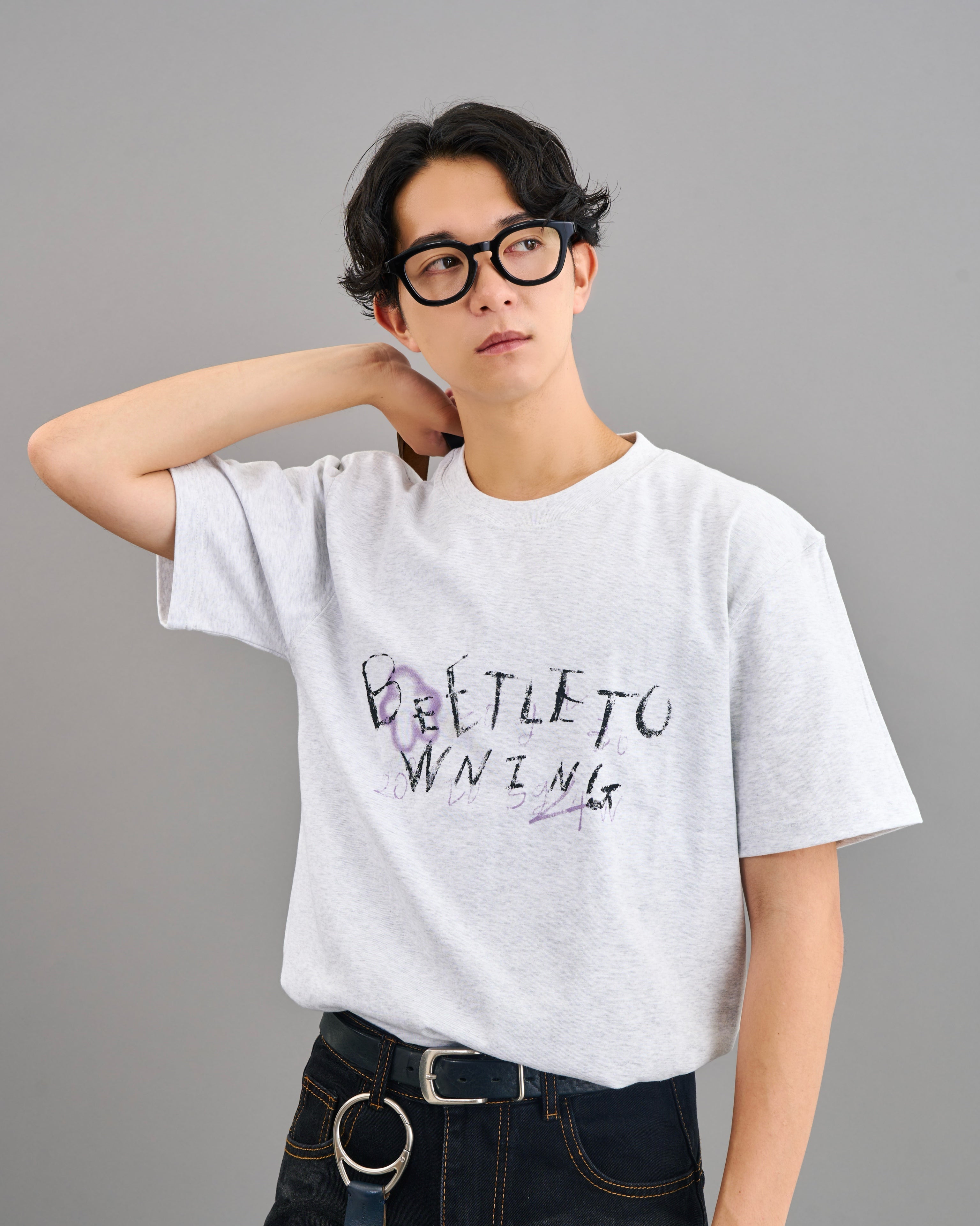 フェイデッドグラフィックtシャツSL0036