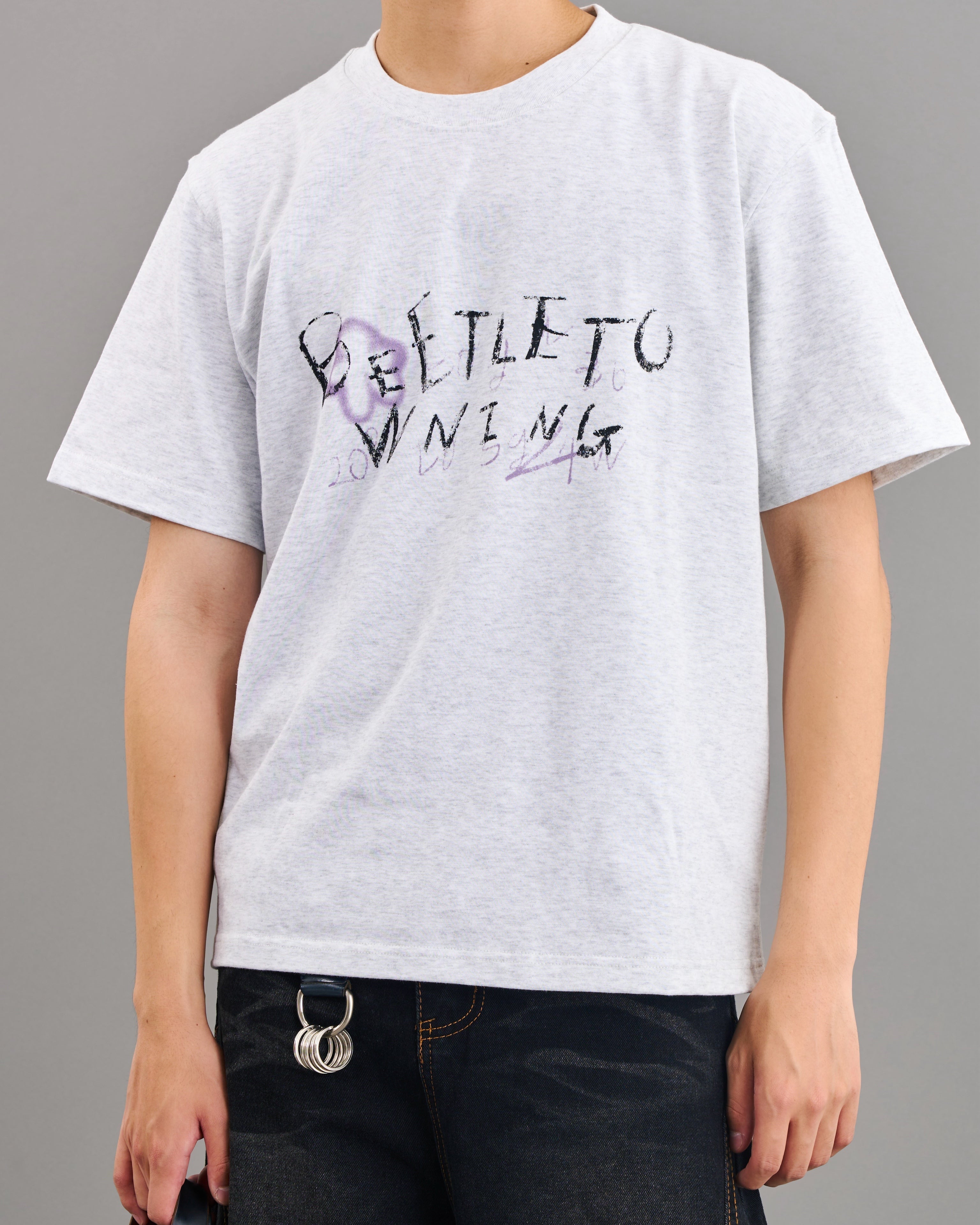 フェイデッドグラフィックtシャツSL0036