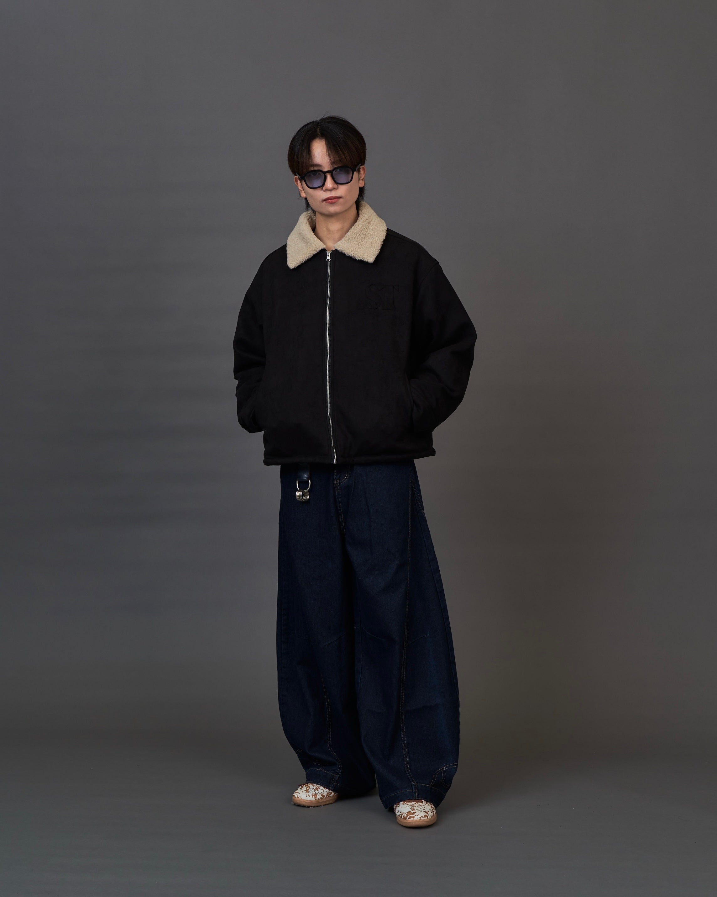 Shearling Collar Suede Blouson /シェアリングカラー スウェードブルゾンSL0055