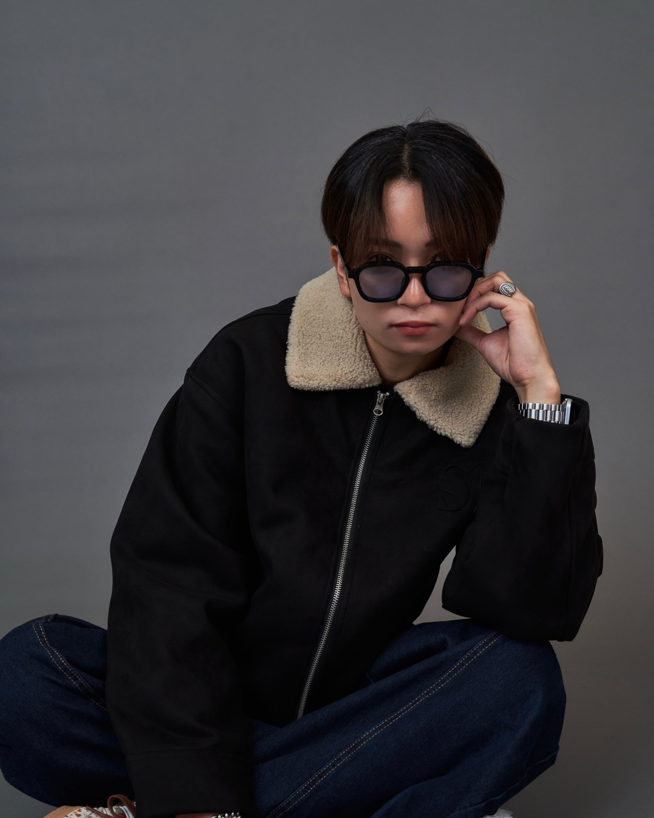 Shearling Collar Suede Blouson /シェアリングカラー スウェードブルゾンSL0055