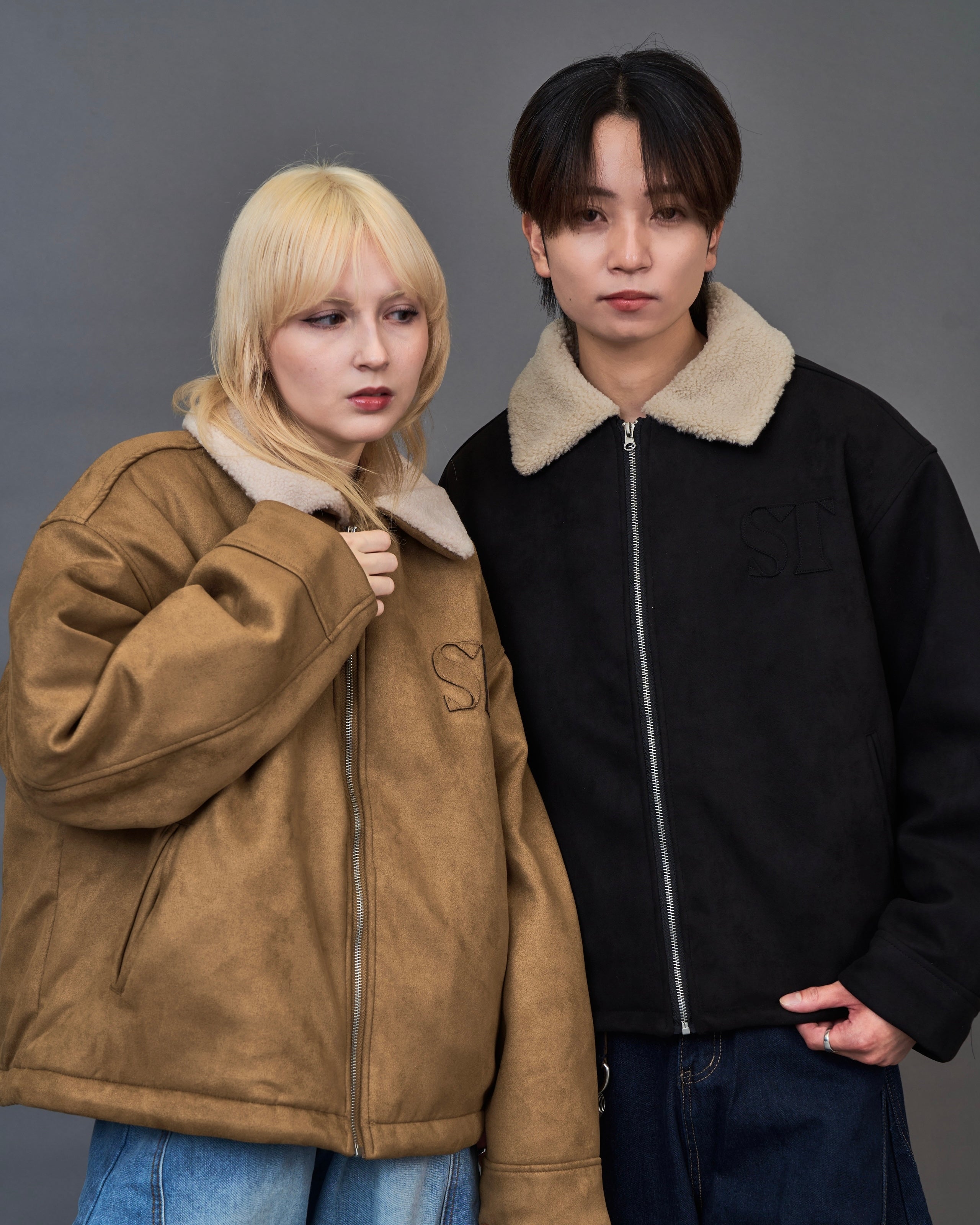 Shearling Collar Suede Blouson /シェアリングカラー スウェードブルゾンSL0055