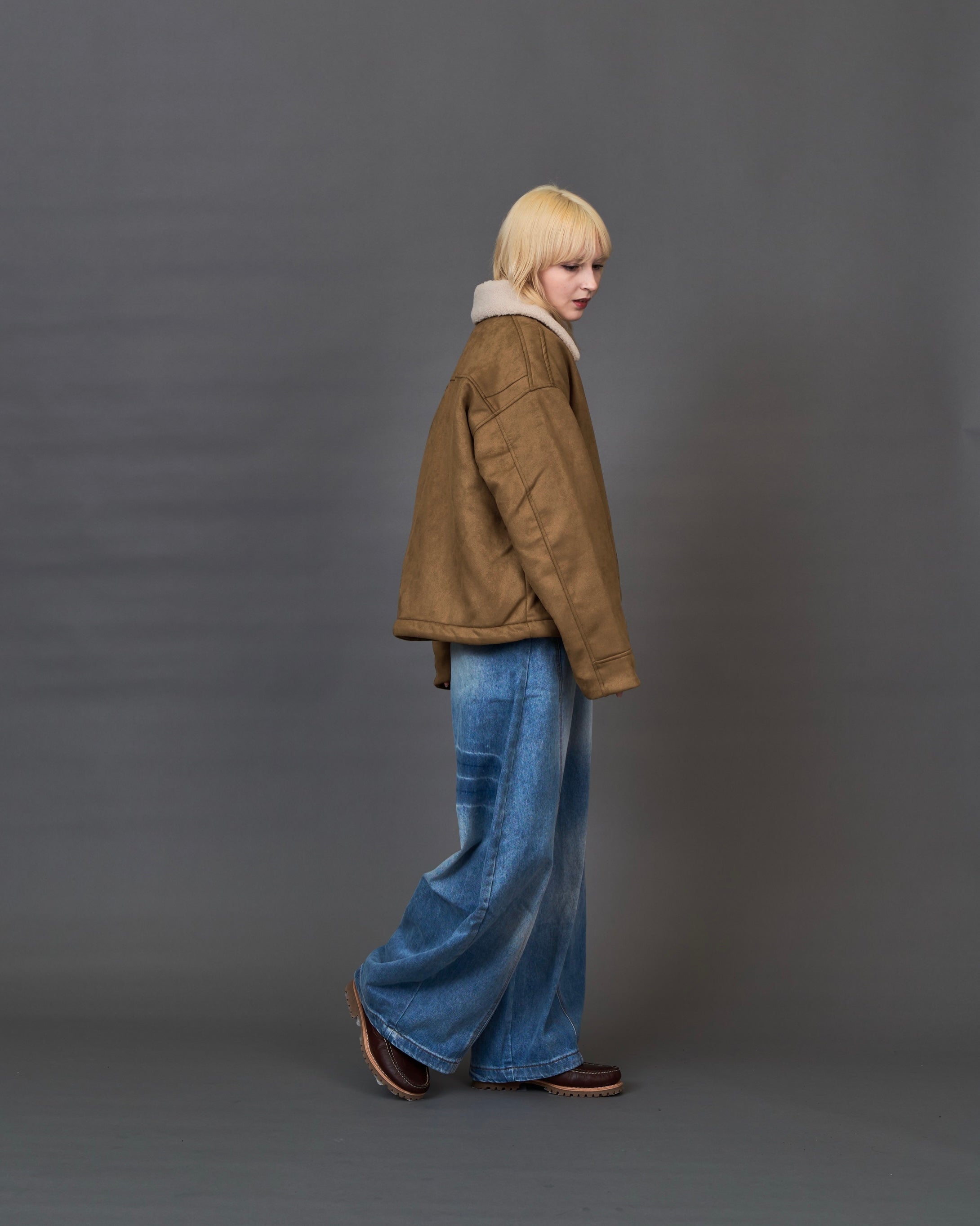 Shearling Collar Suede Blouson /シェアリングカラー スウェードブルゾンSL0055