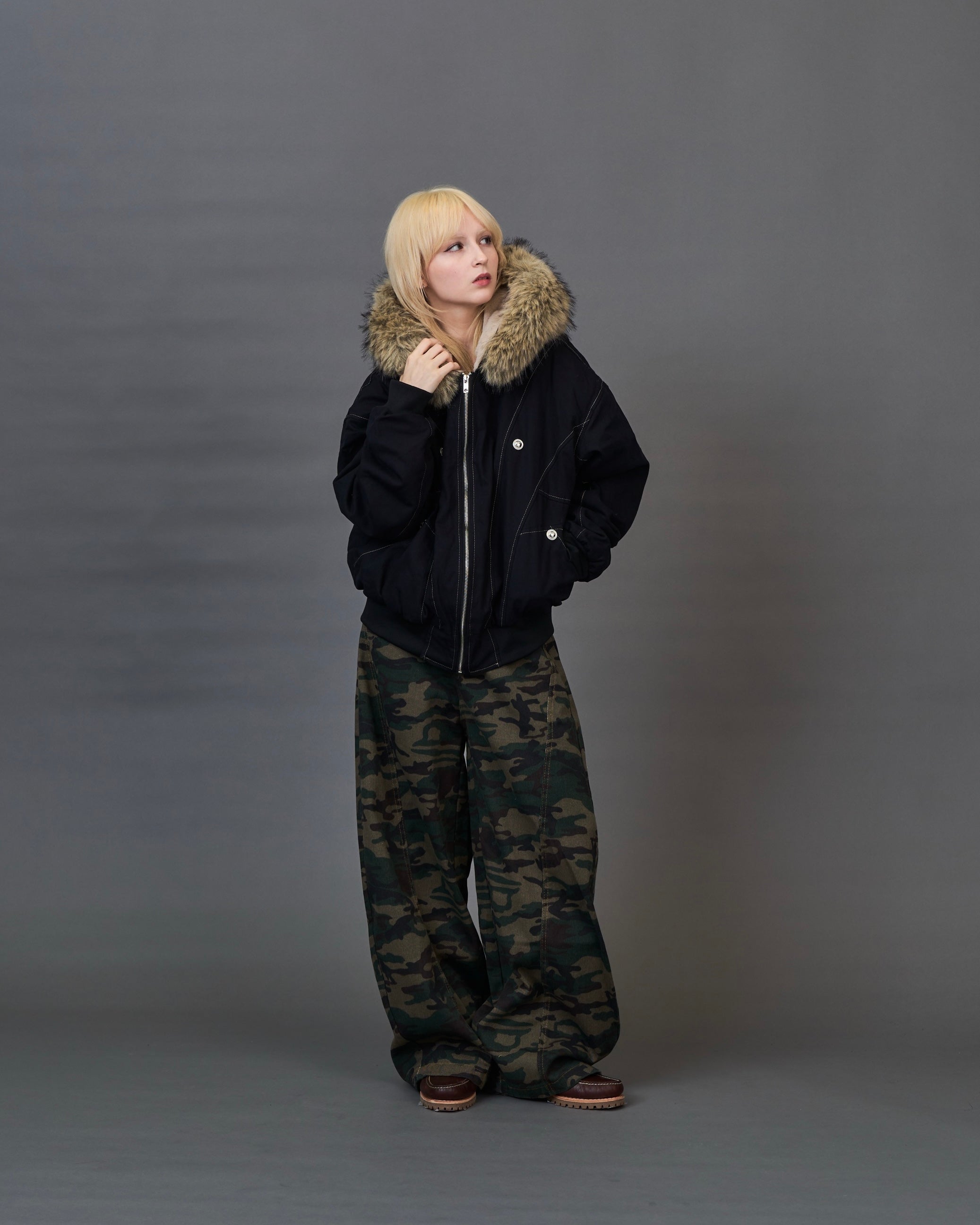 Camo Wide Cargo Pants / カモワイドカーゴパンツ SL0062