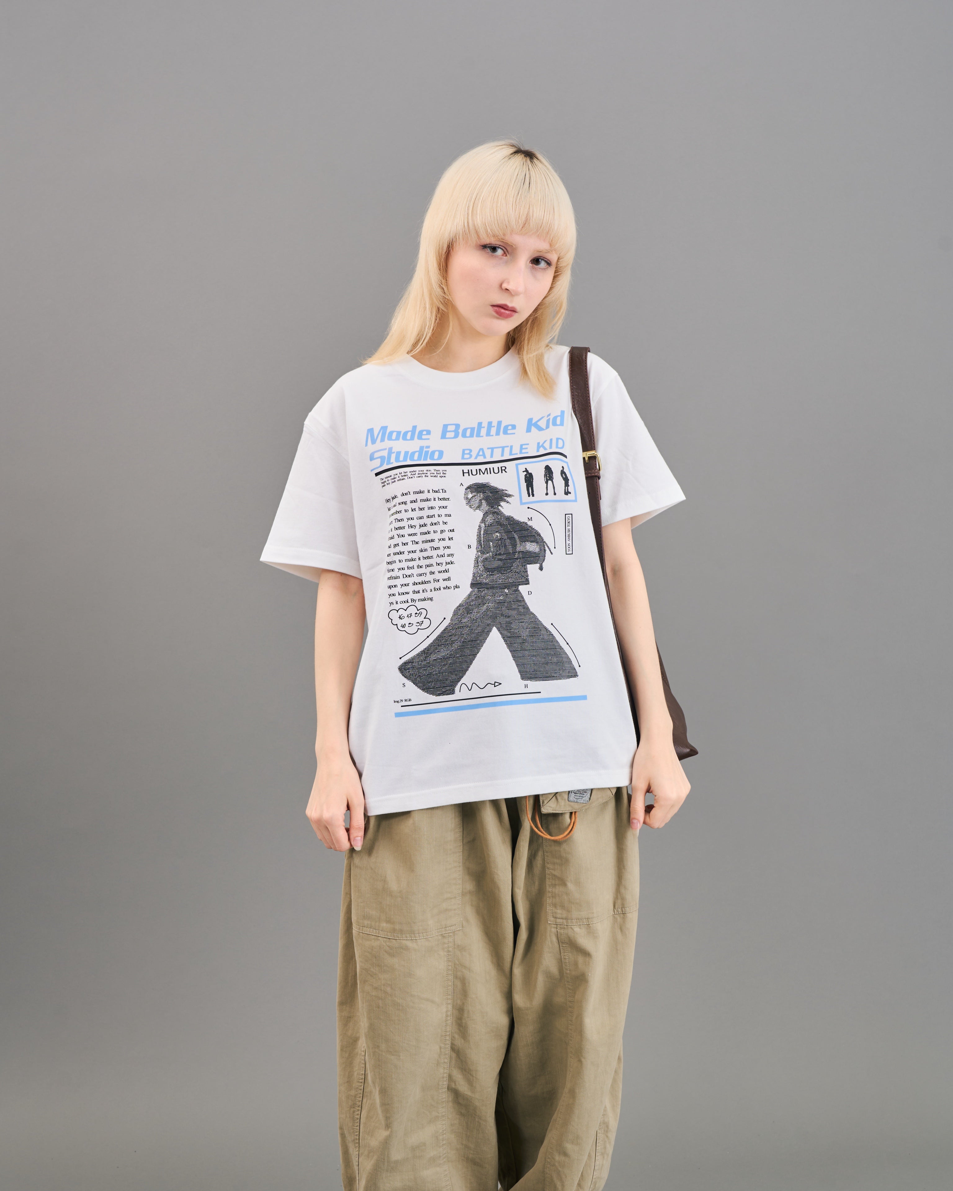 シルエットクラッシュtシャツSL0031