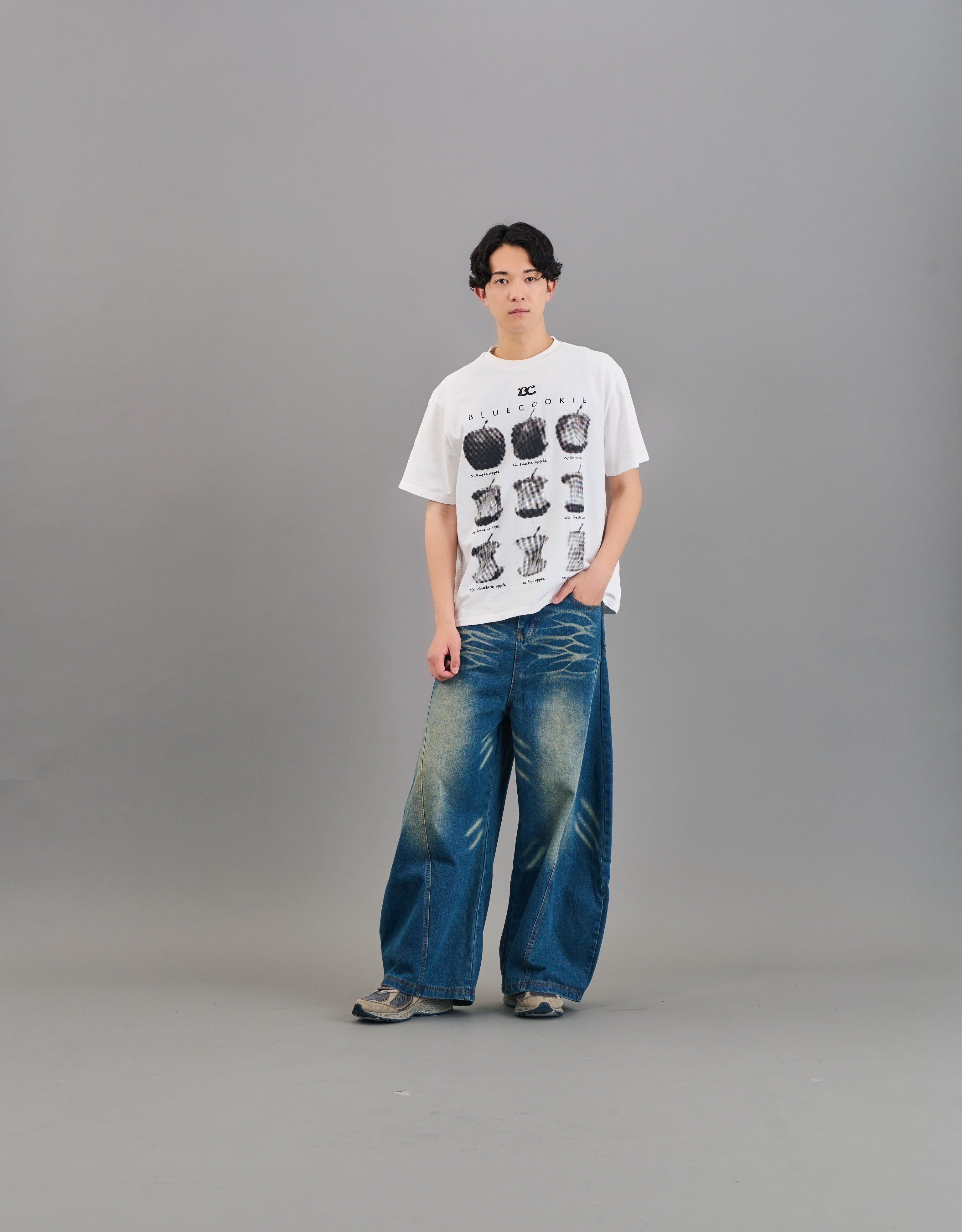 アップルグラフィックtシャツSL0026