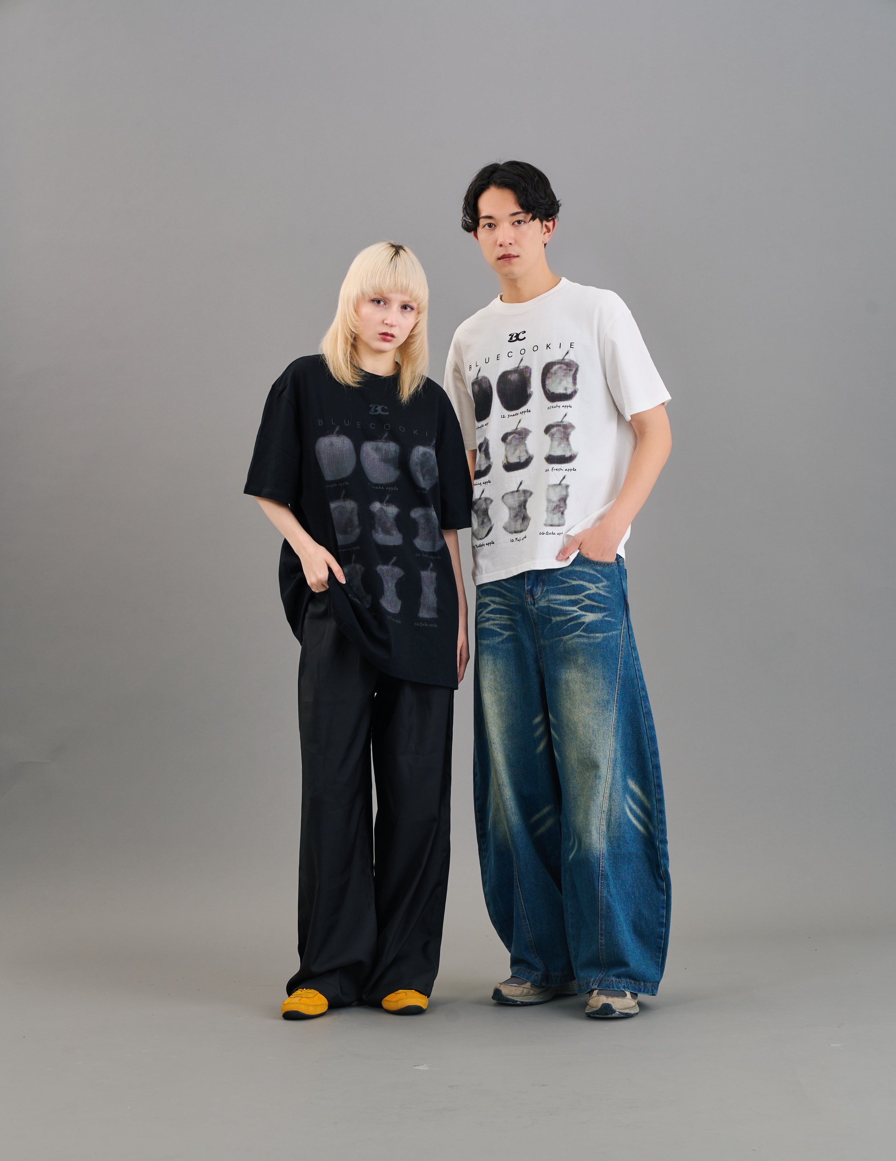 アップルグラフィックtシャツSL0026