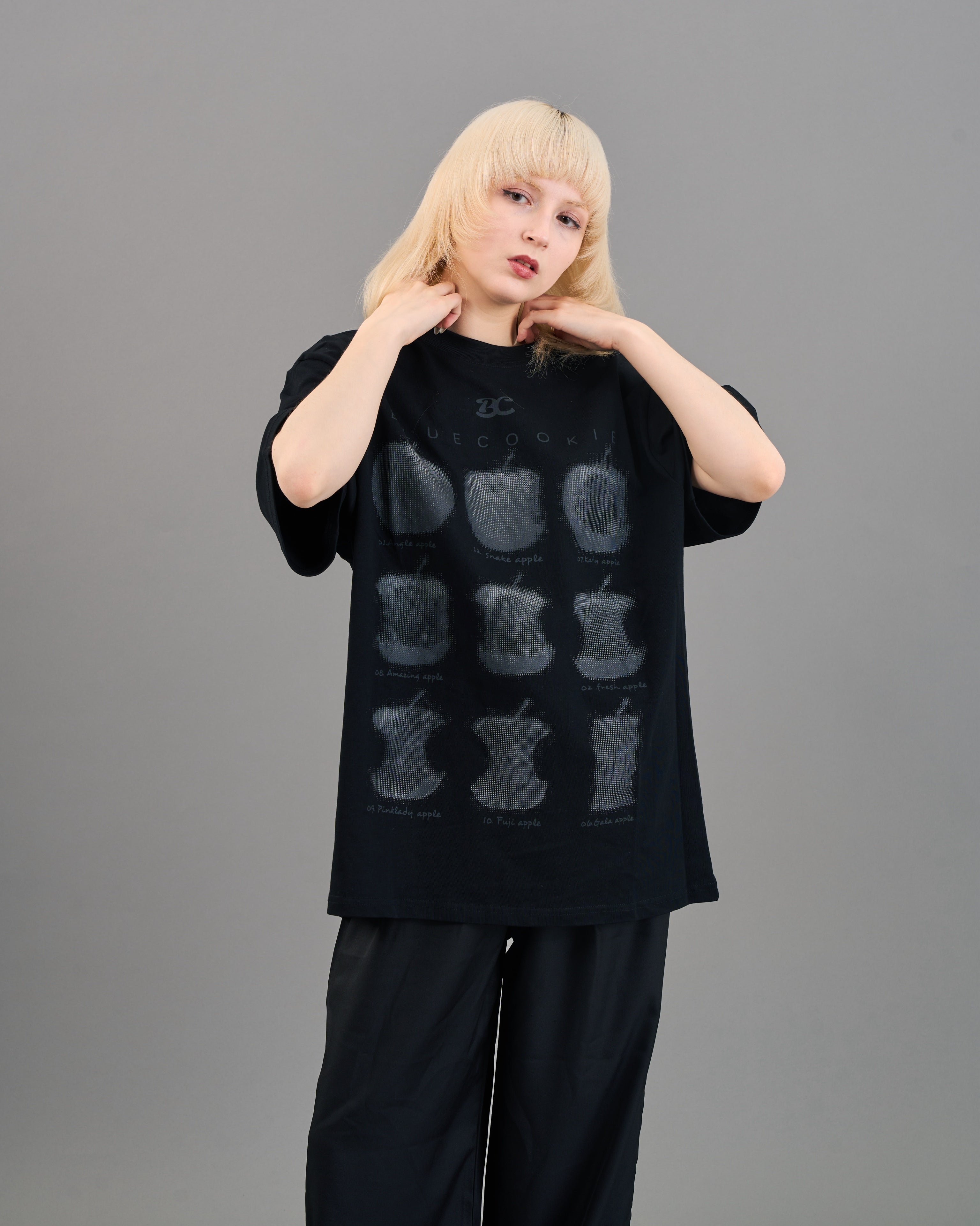 アップルグラフィックtシャツSL0026