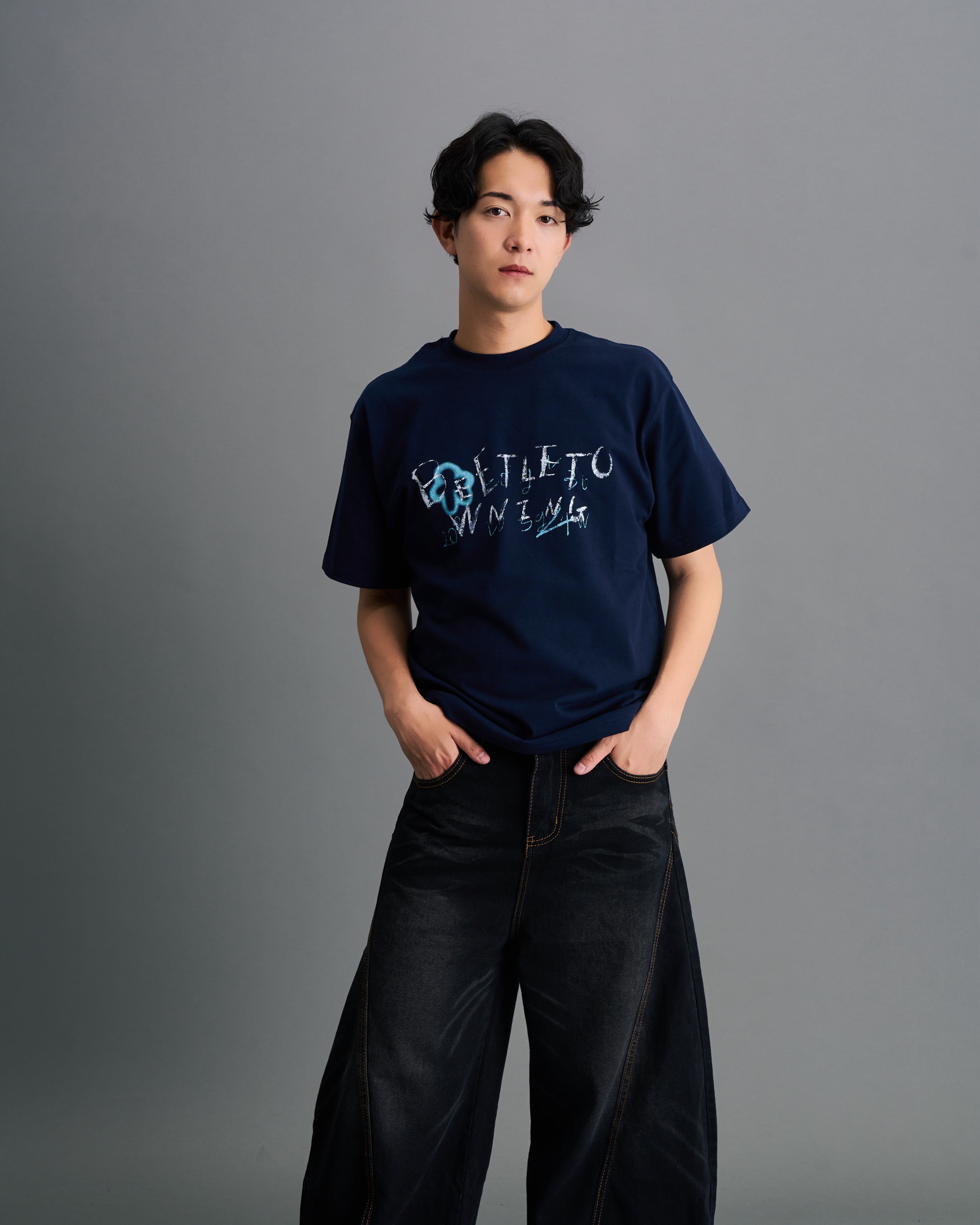 フェイデッドグラフィックtシャツSL0036