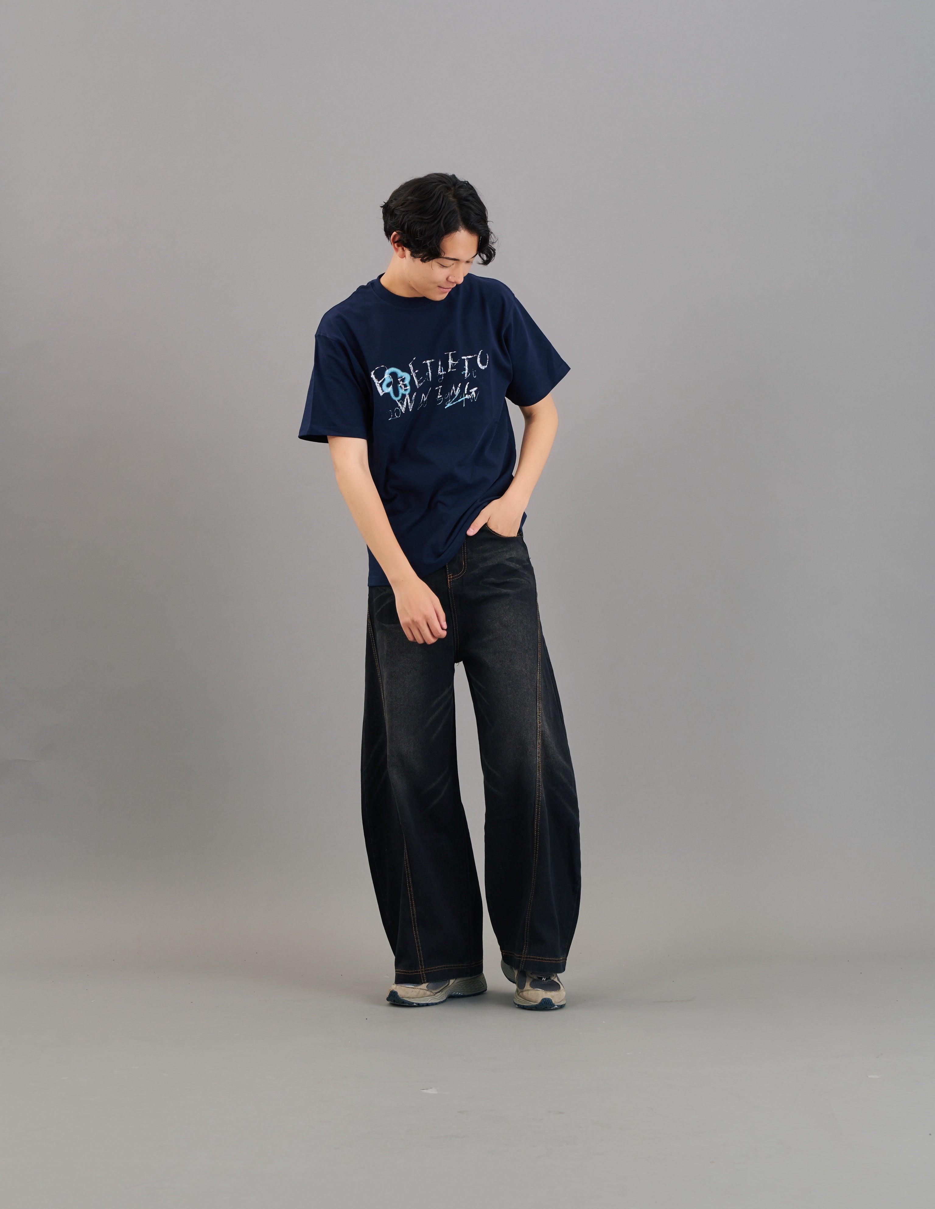 フェイデッドグラフィックtシャツSL0036