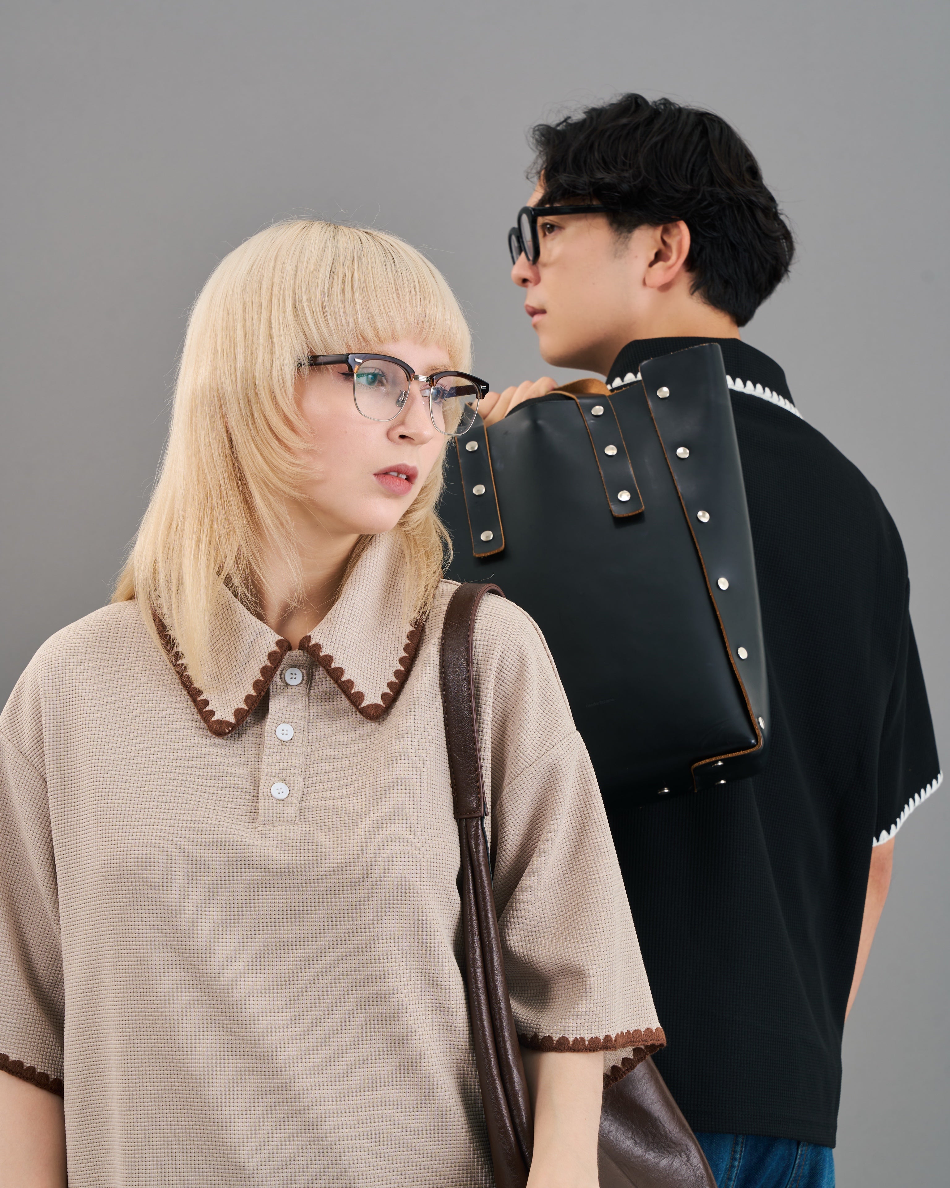 パイピングポロシャツSL0020