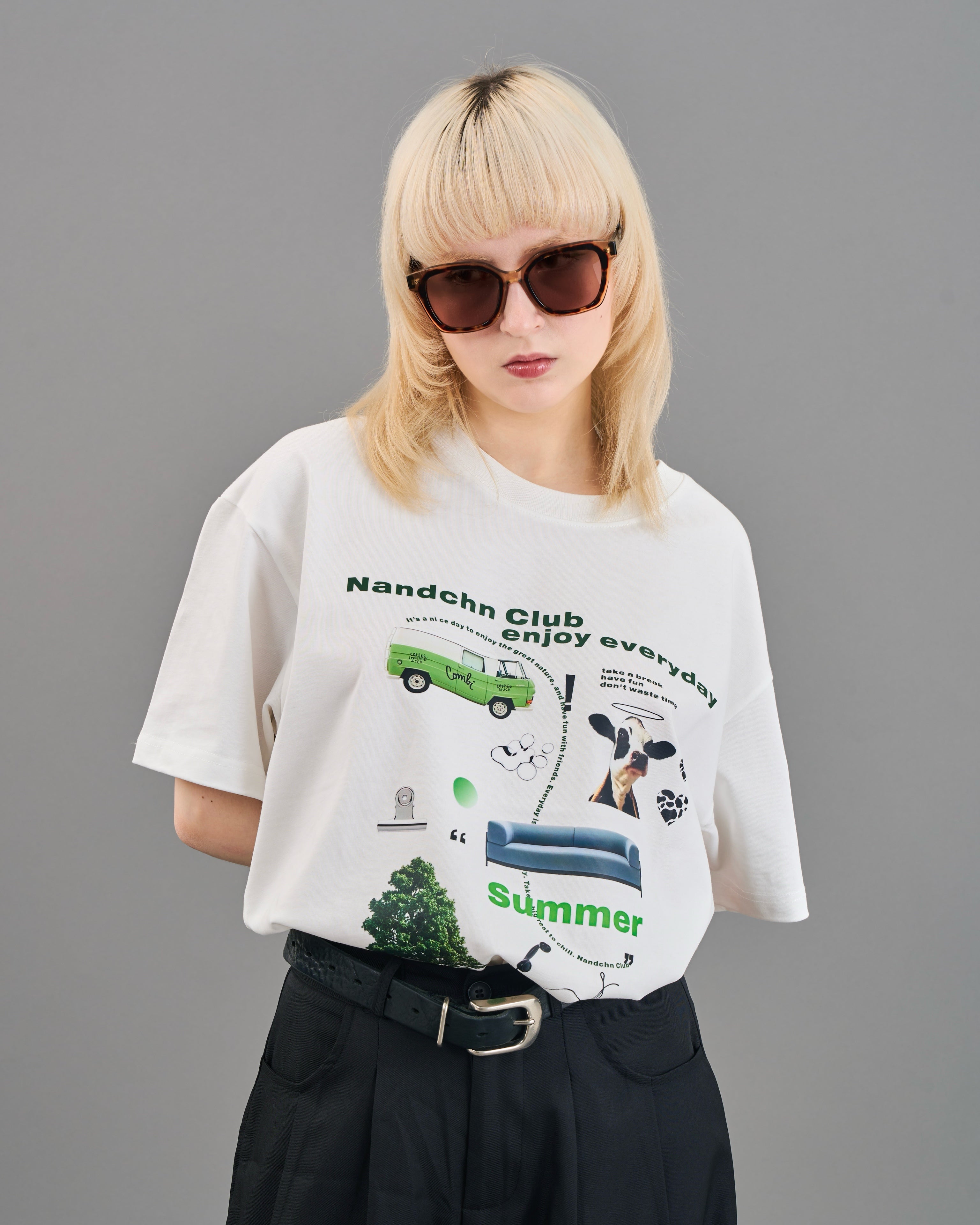 カウプリントtシャツSL0023