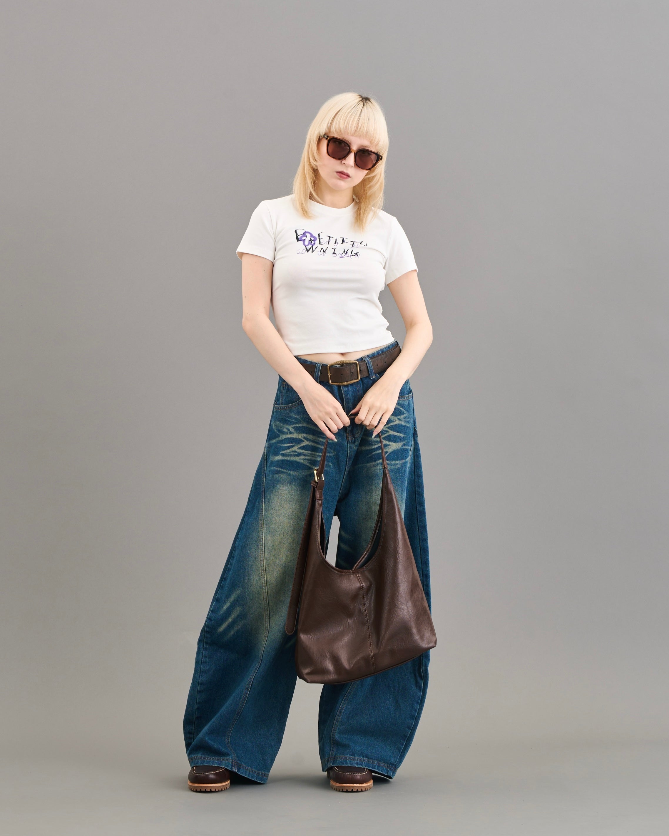 フェイデッドグラフィックtシャツSL0036