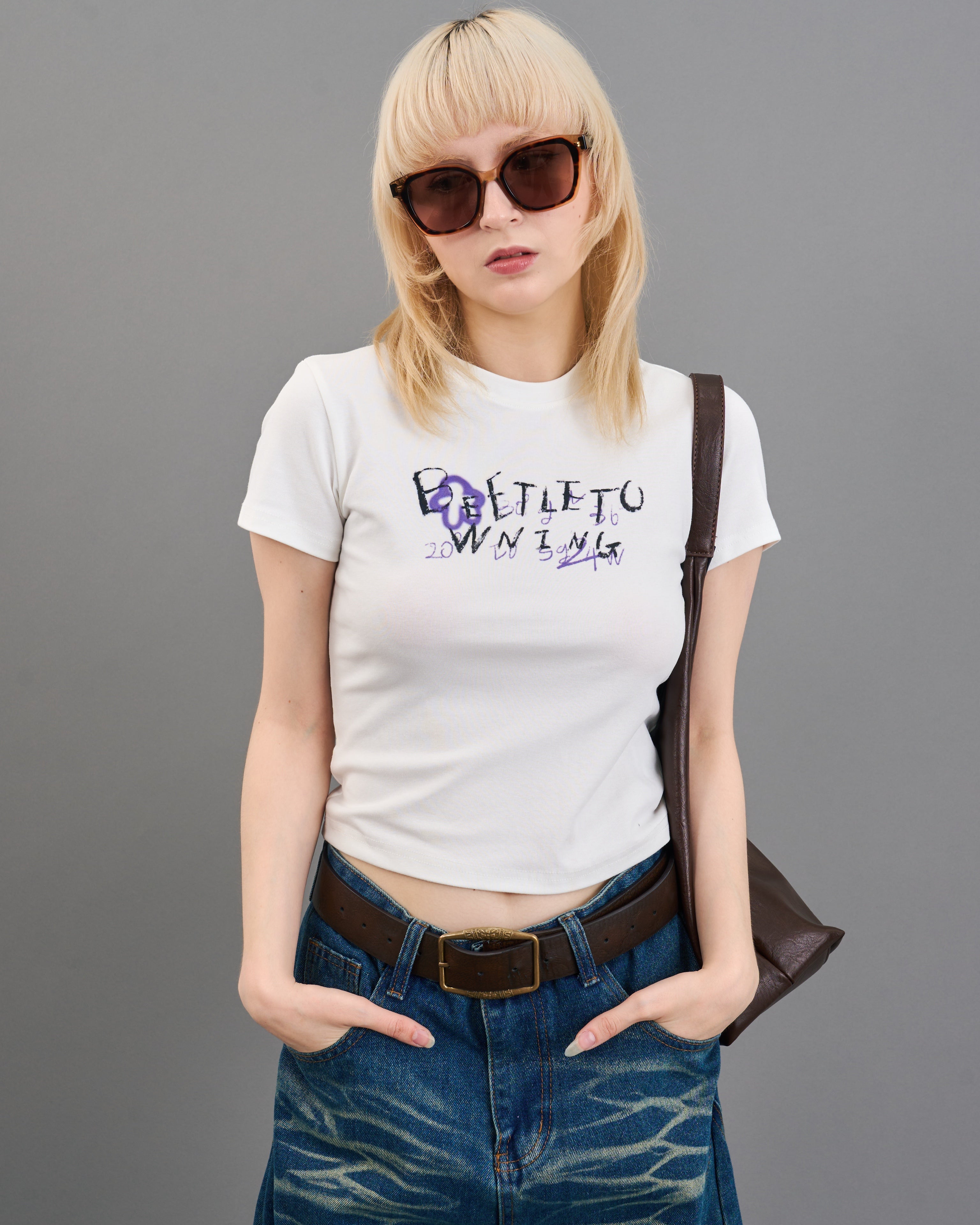 フェイデッドグラフィックtシャツSL0036