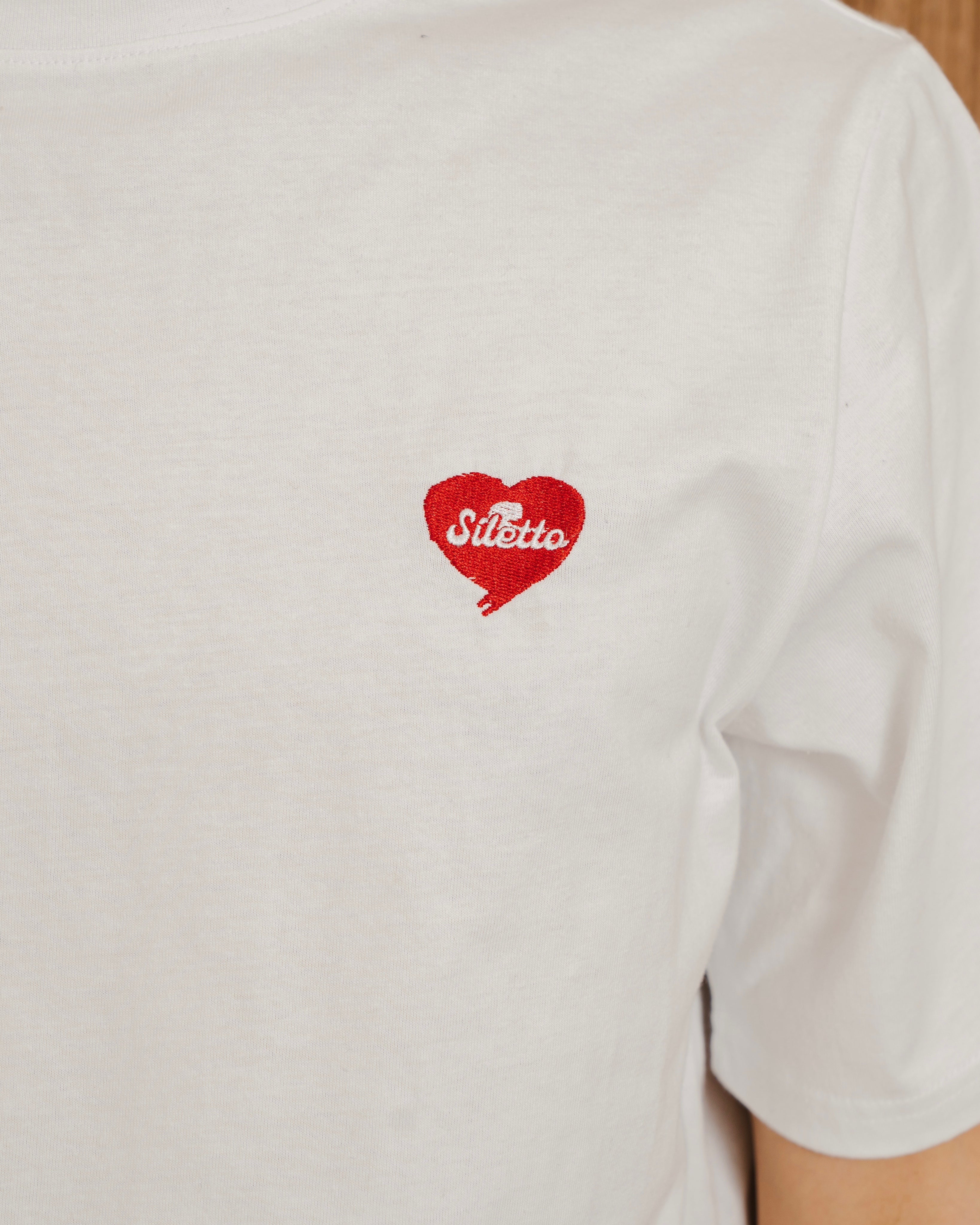 Heart Embroidery Tee