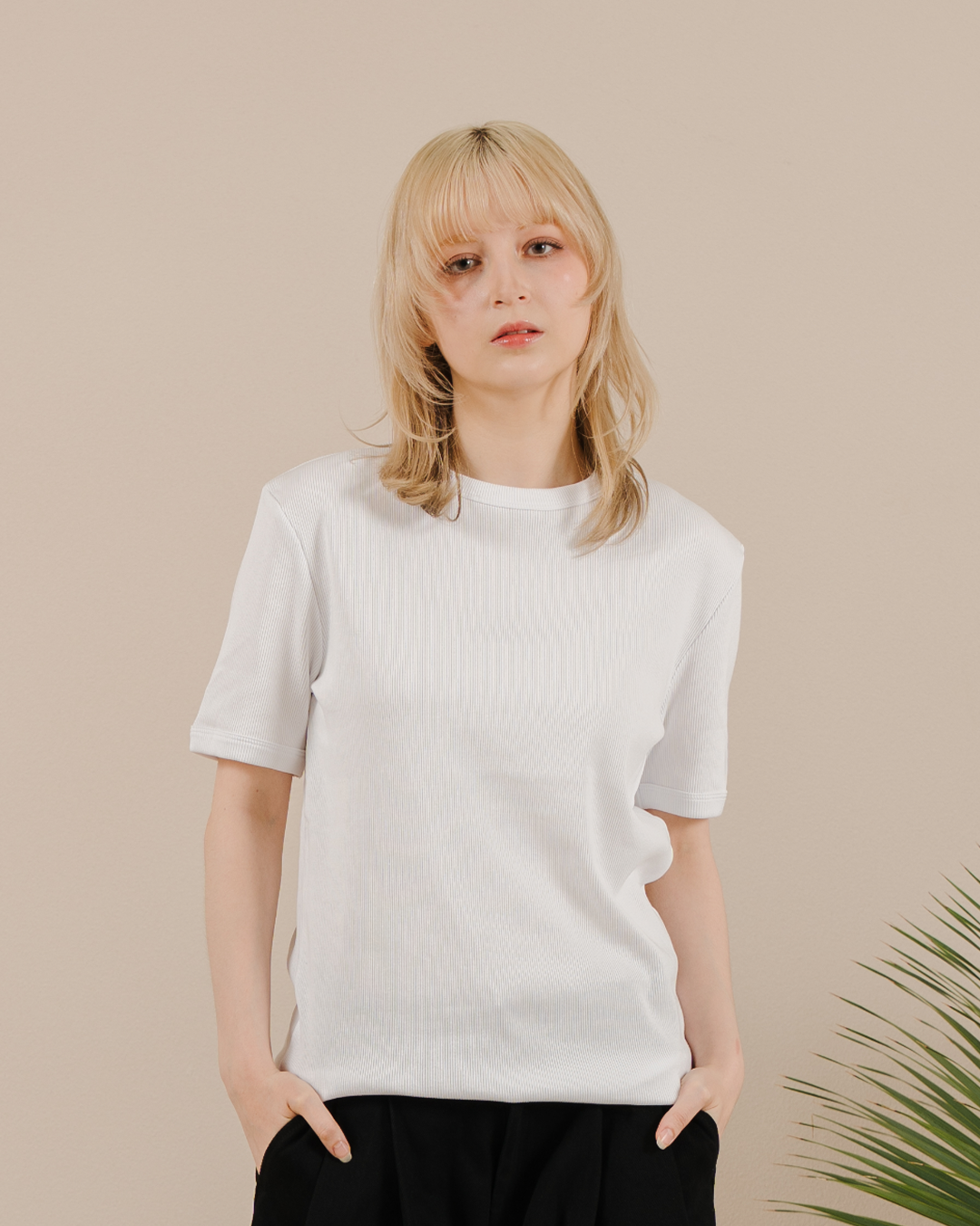 Rib Boxy Tee
