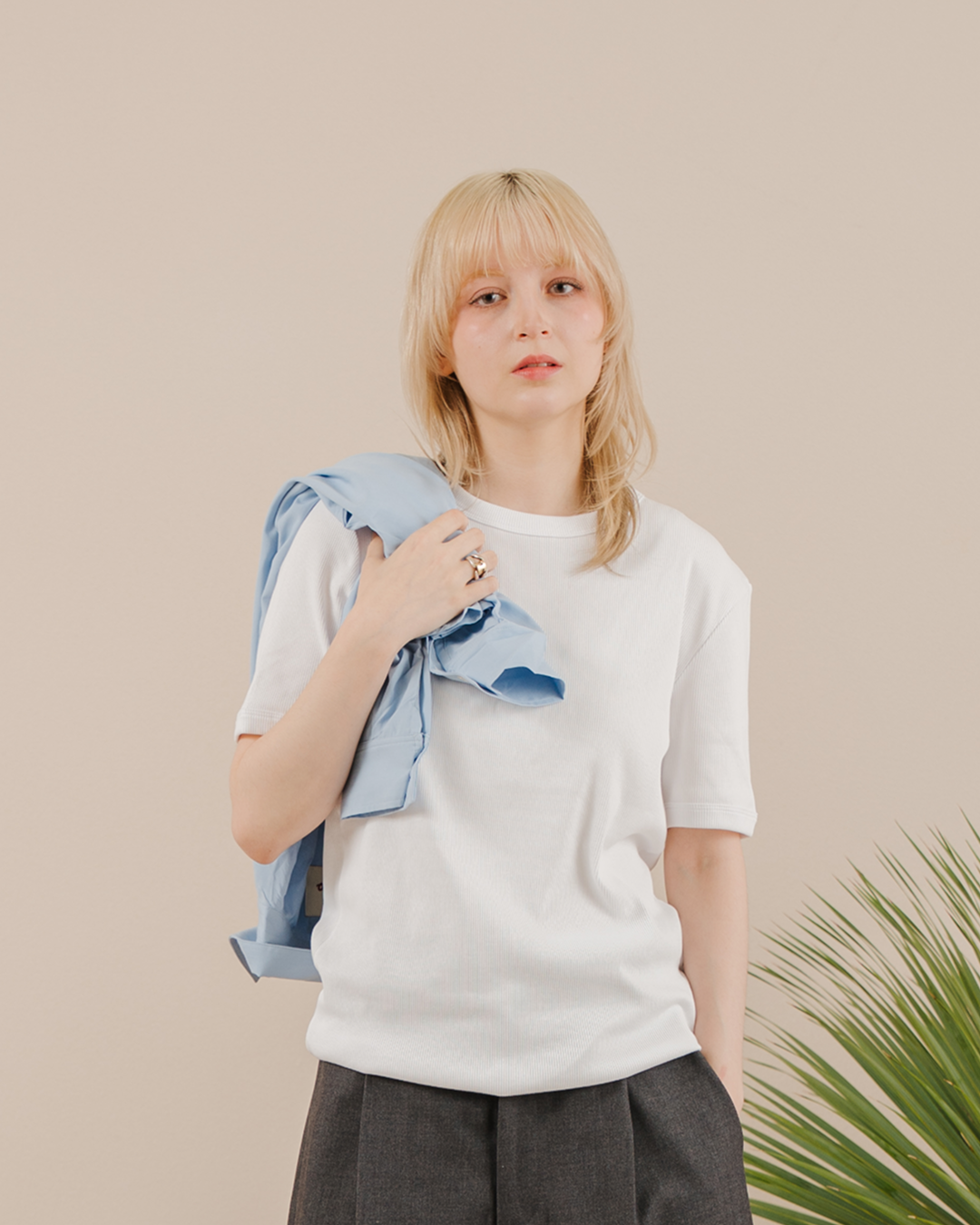 Rib Boxy Tee