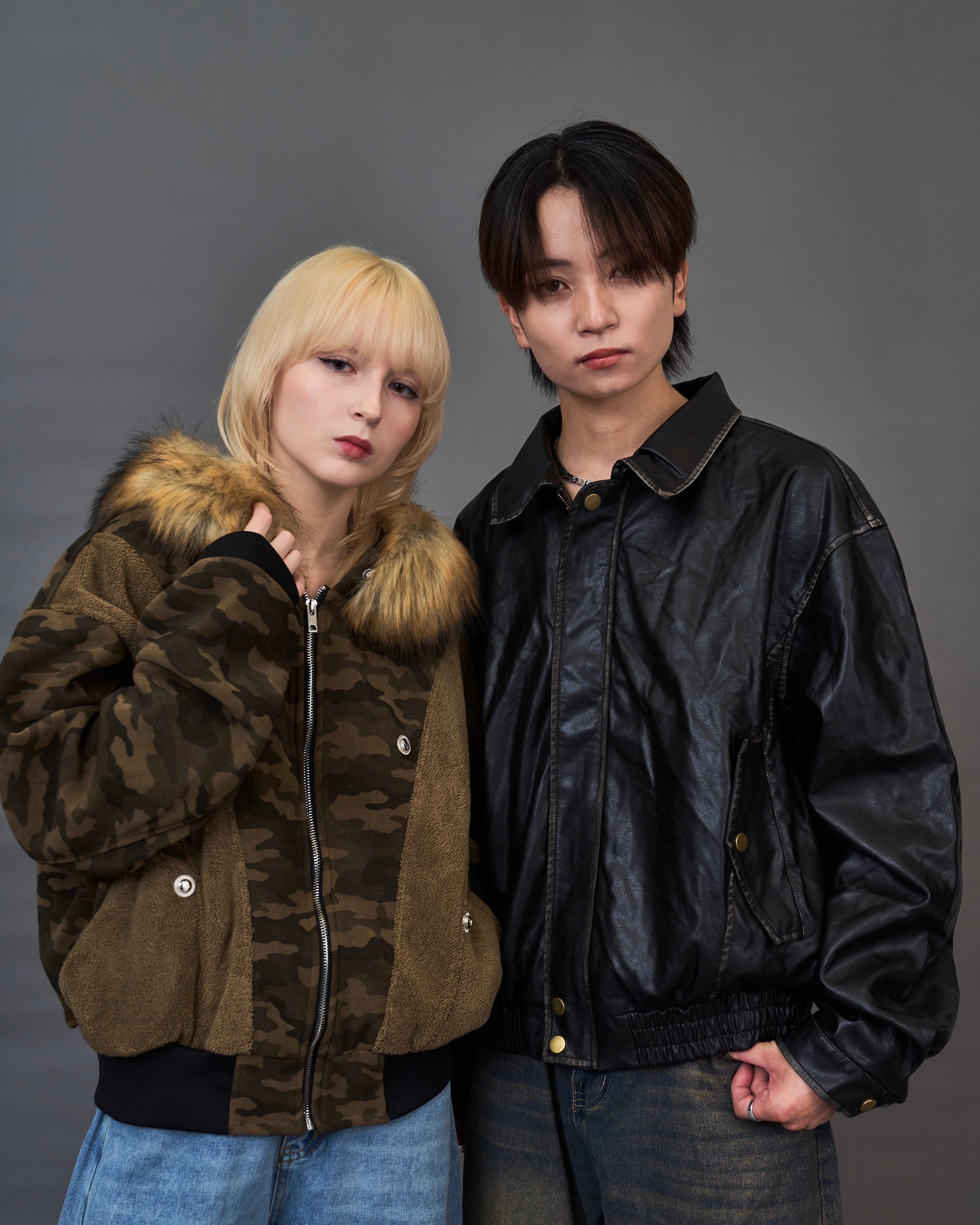 Blackout Leather Jacket / ブラックアウトレザージャケットSL0045