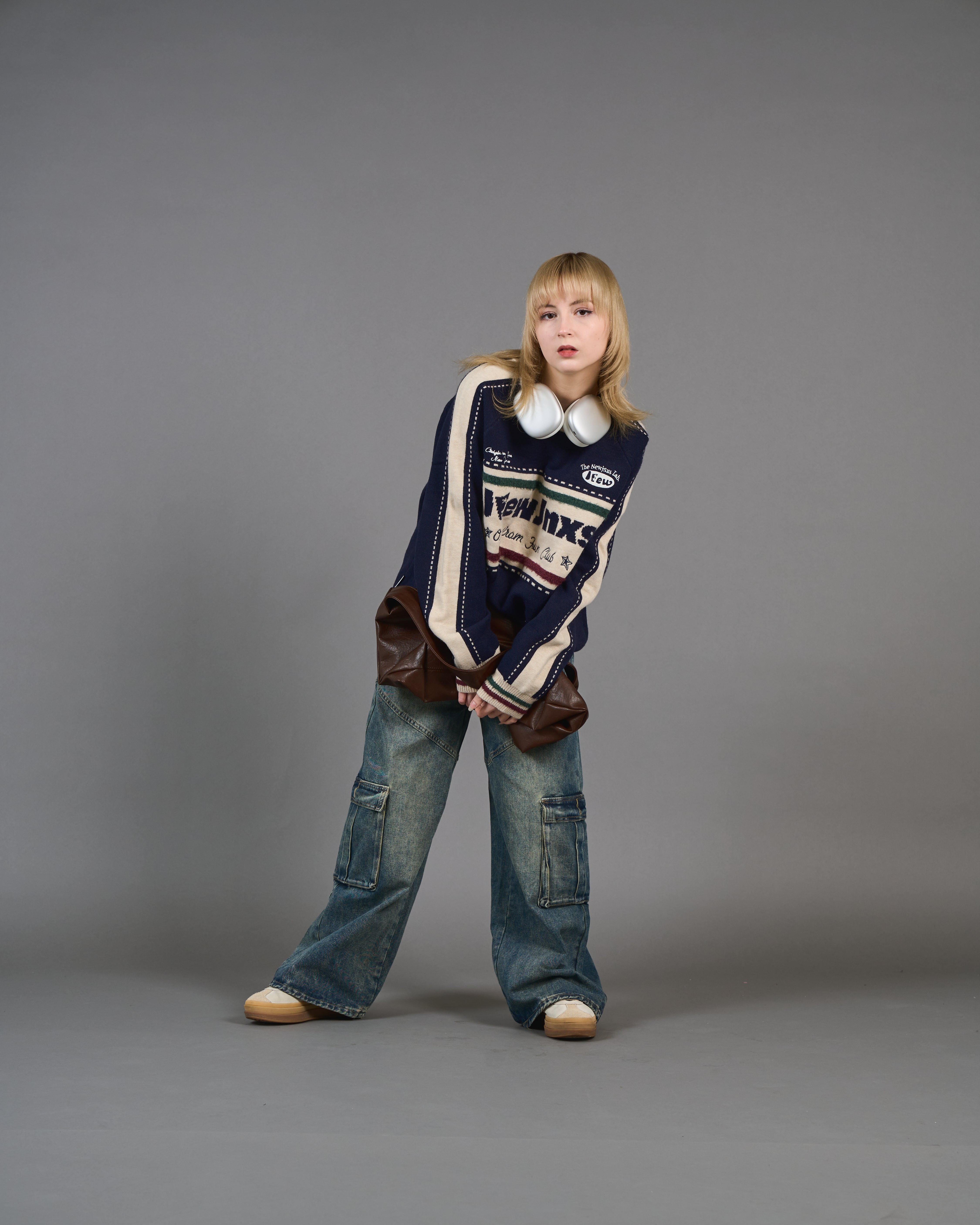 IORE イオレ　ニット カラーブロックリンガーニットSL0010